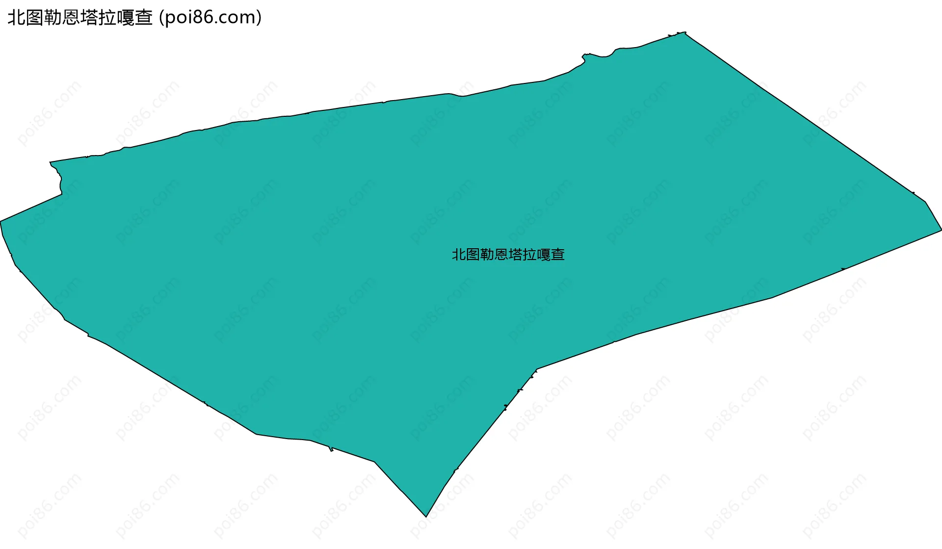 北图勒恩塔拉嘎查边界地图