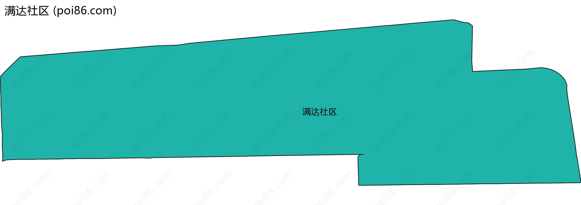 满达社区边界地图