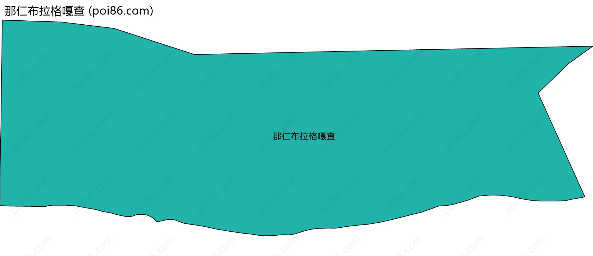 那仁布拉格嘎查边界地图