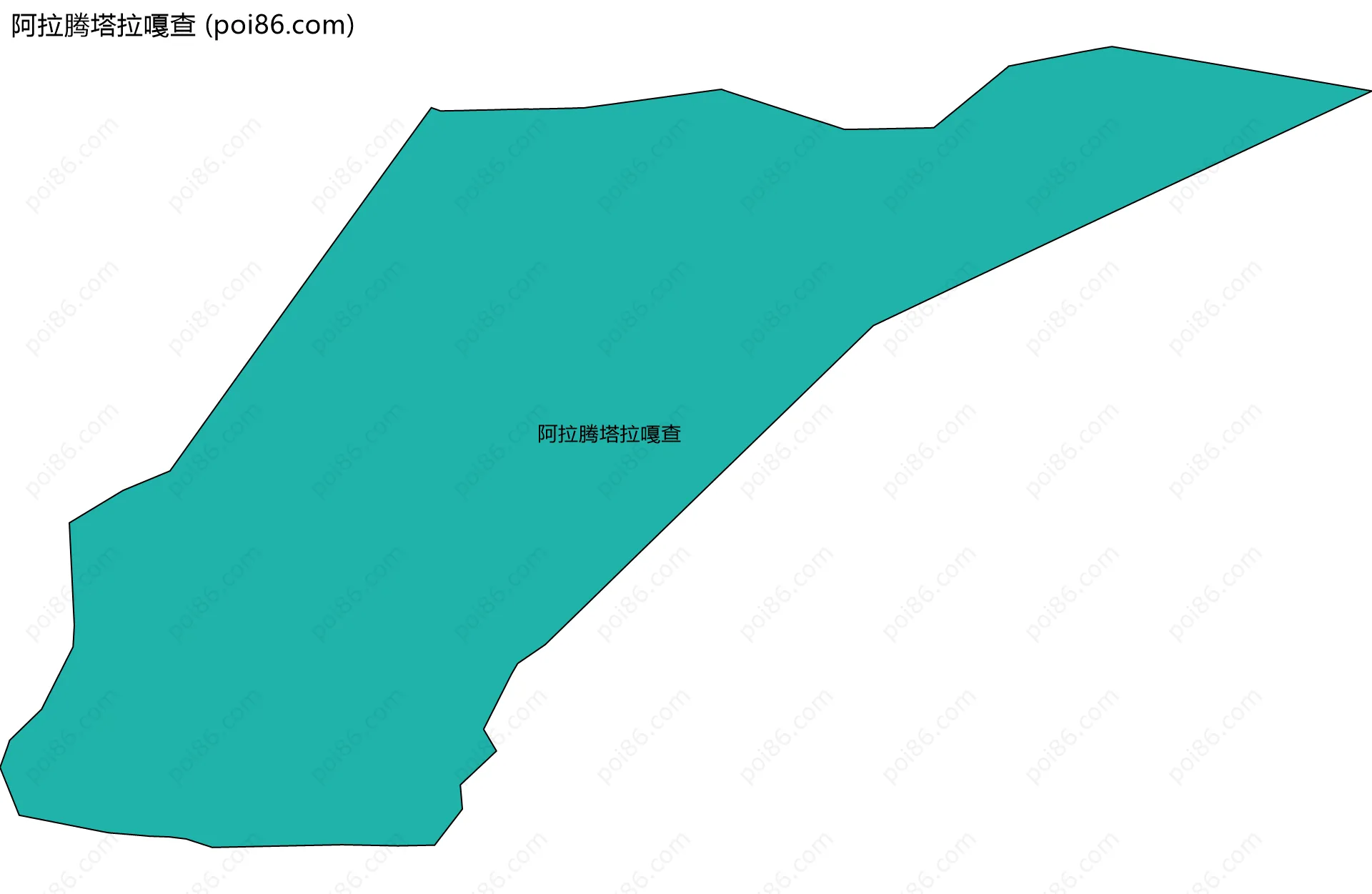 阿拉腾塔拉嘎查边界地图