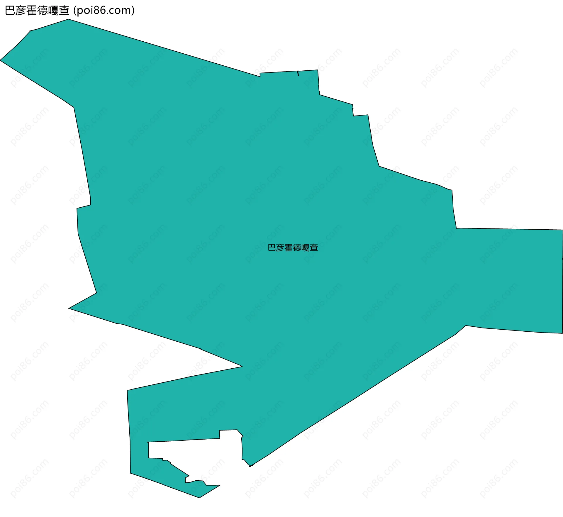 巴彦霍德嘎查边界地图
