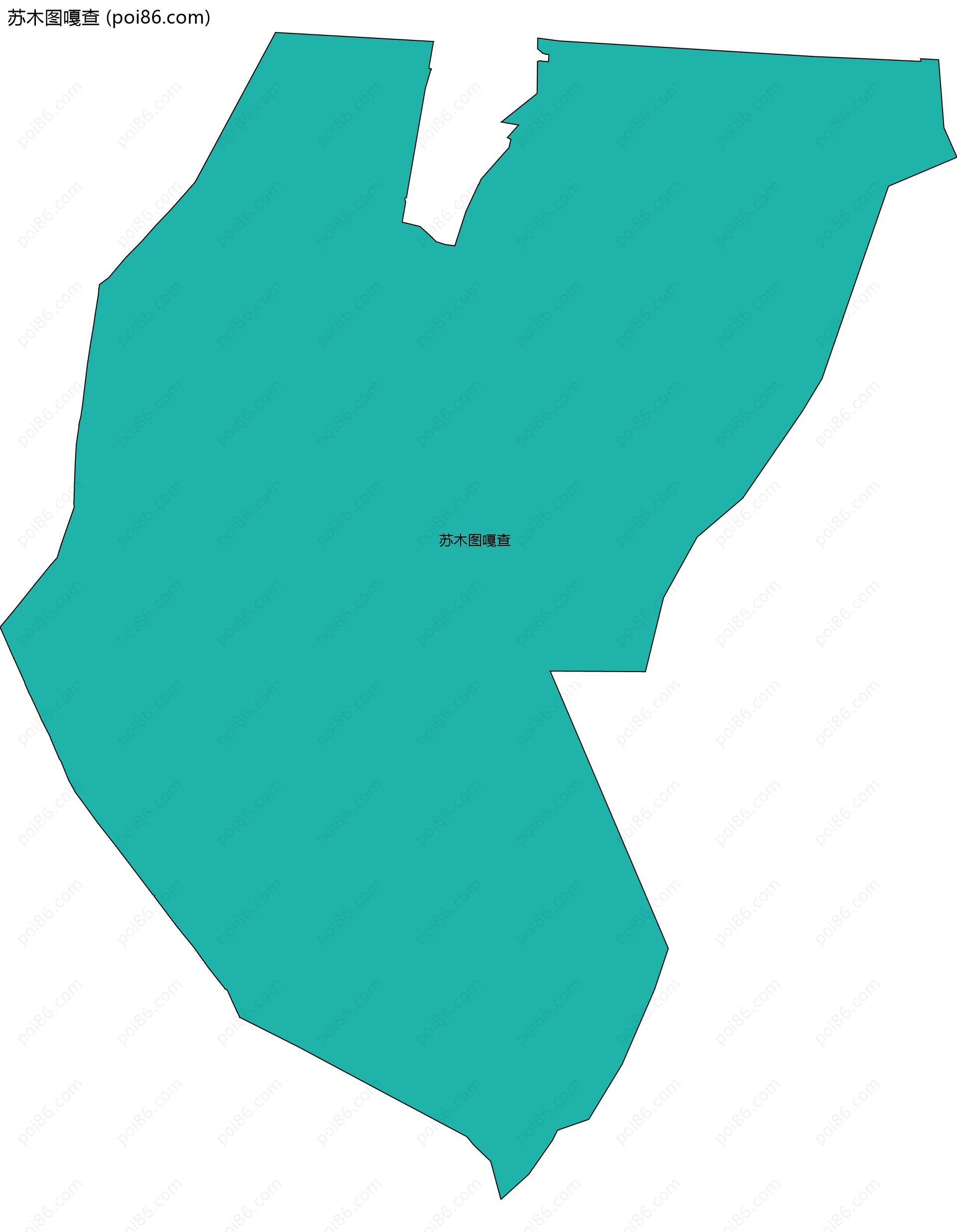 苏木图嘎查边界地图