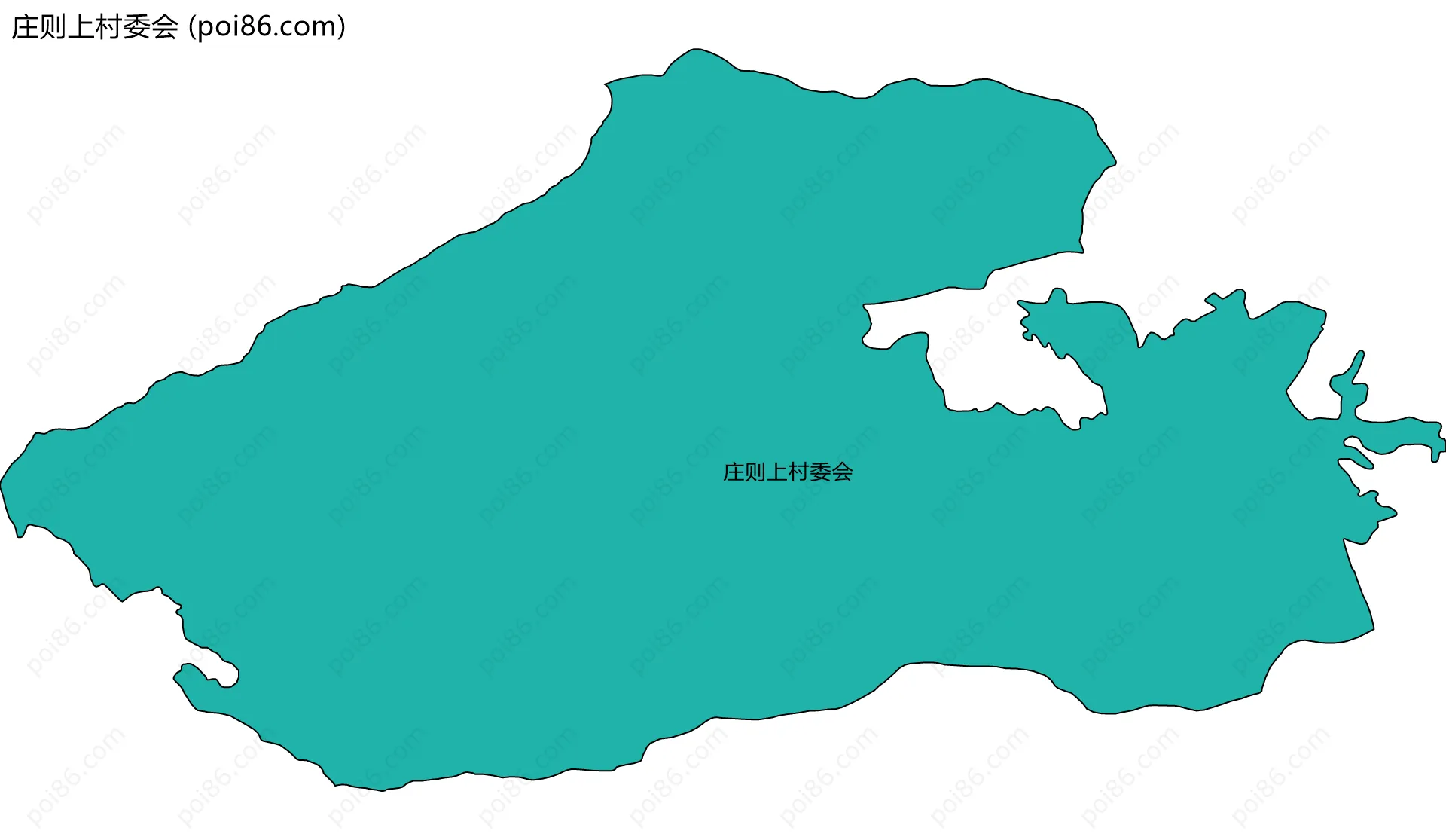 庄则上村委会边界地图