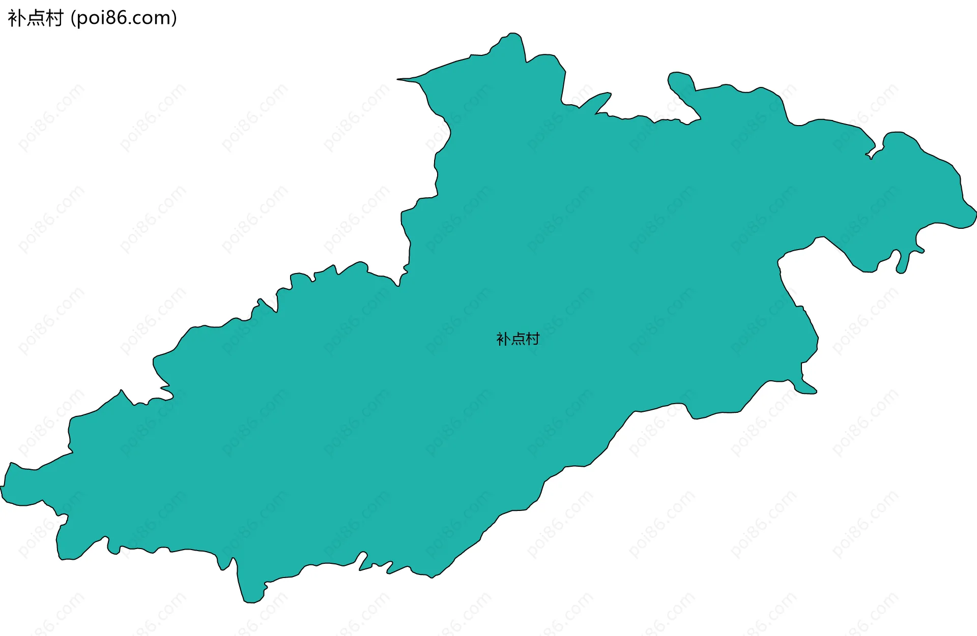 补点村边界地图