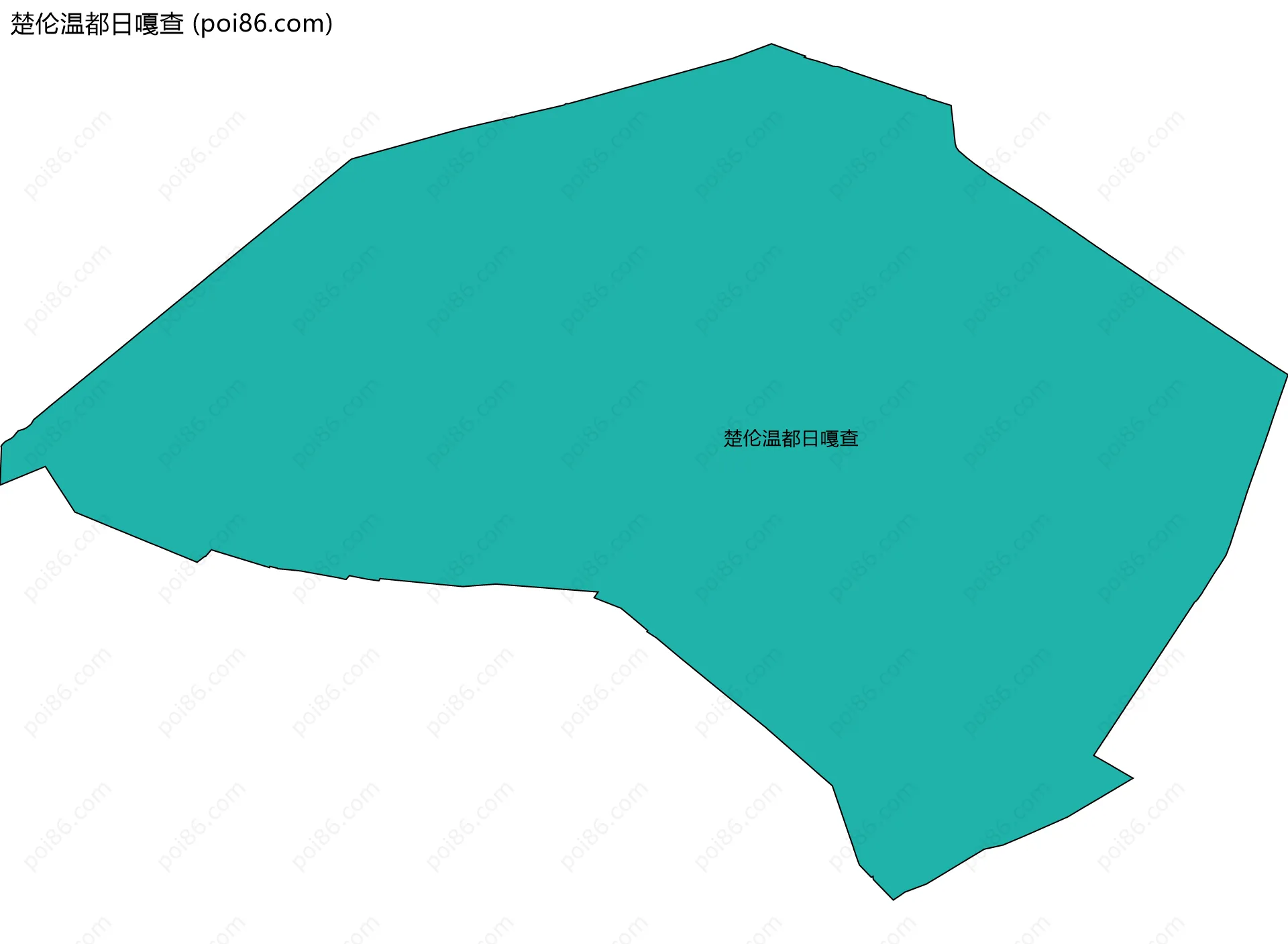 楚伦温都日嘎查边界地图