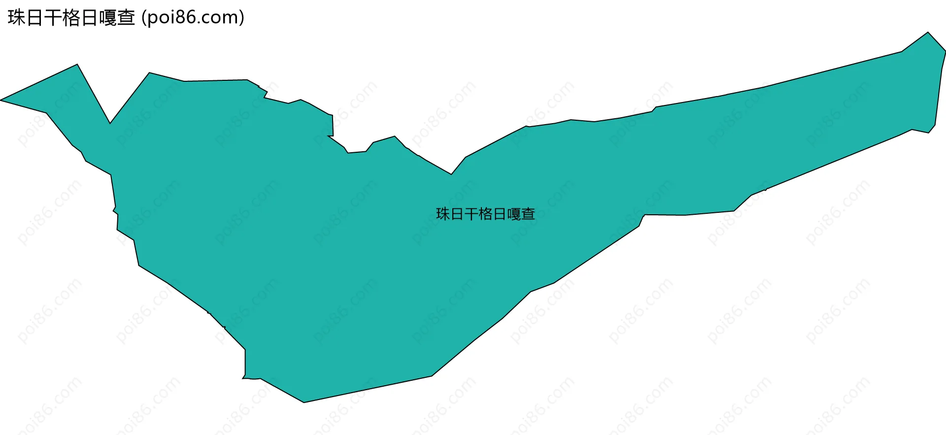 珠日干格日嘎查边界地图