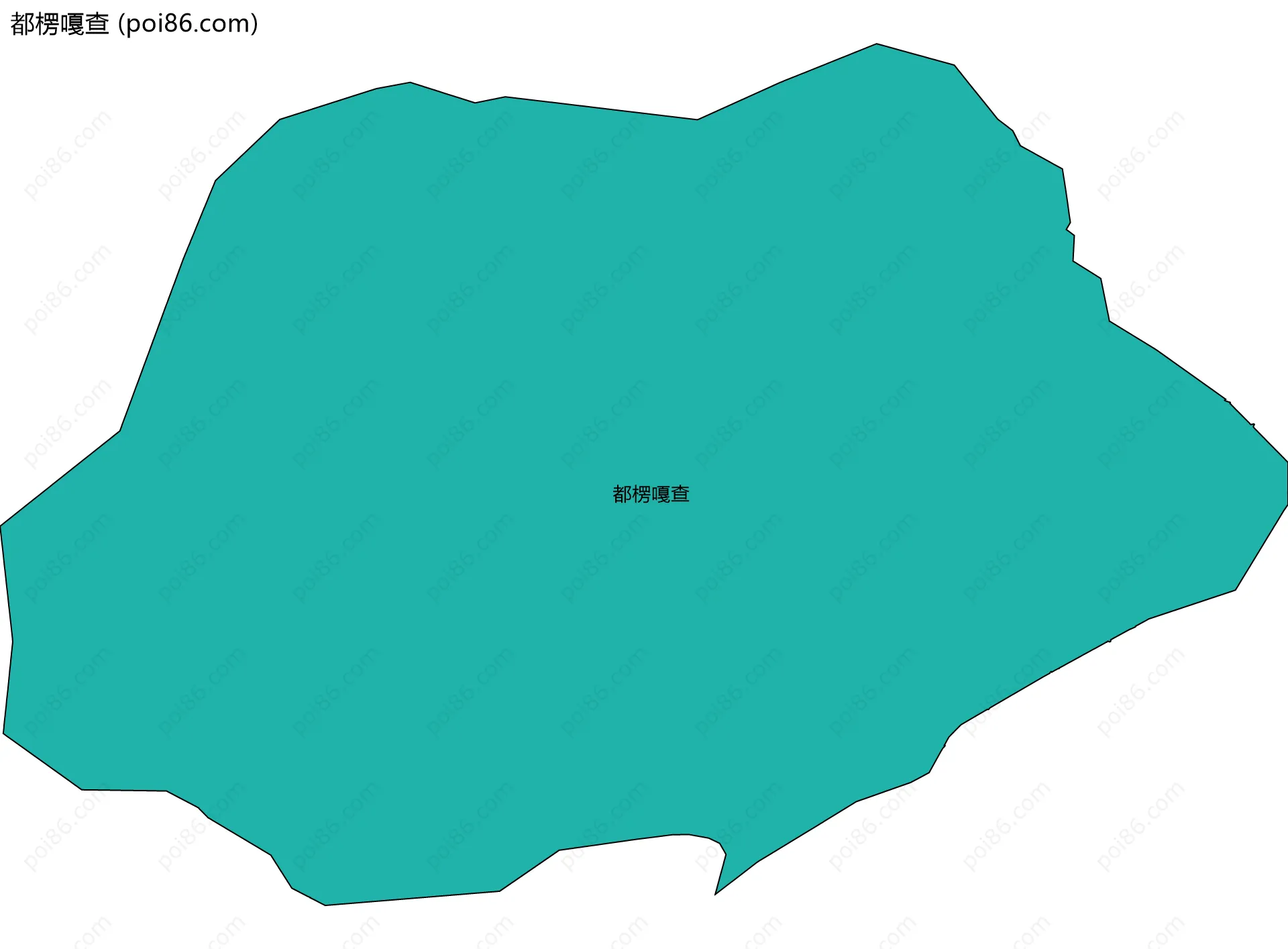 都楞嘎查边界地图