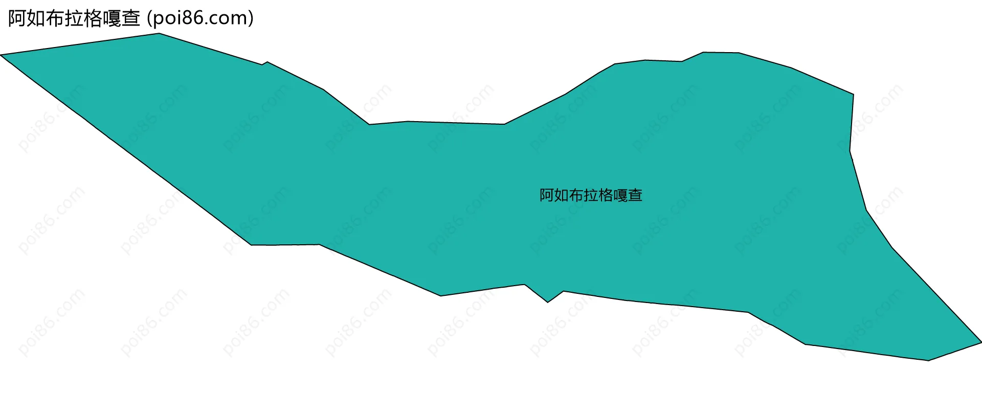 阿如布拉格嘎查边界地图