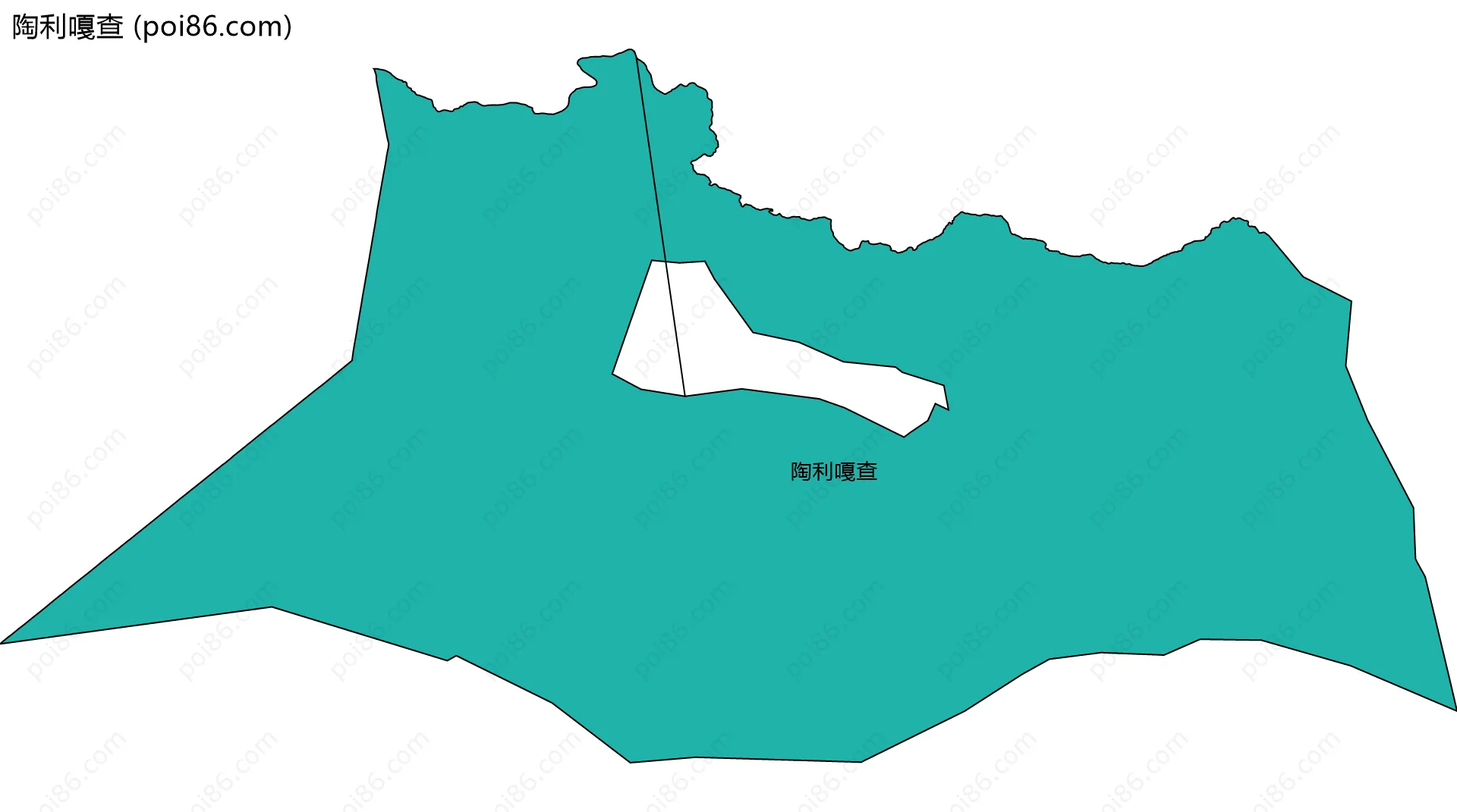 陶利嘎查边界地图