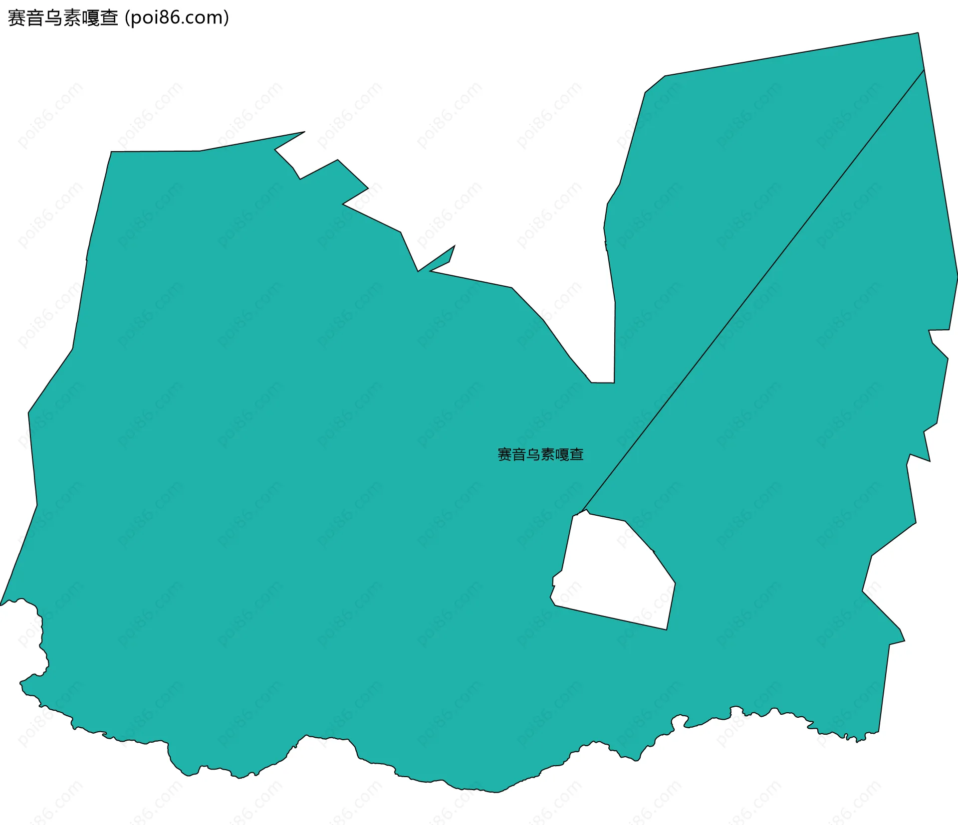 赛音乌素嘎查边界地图