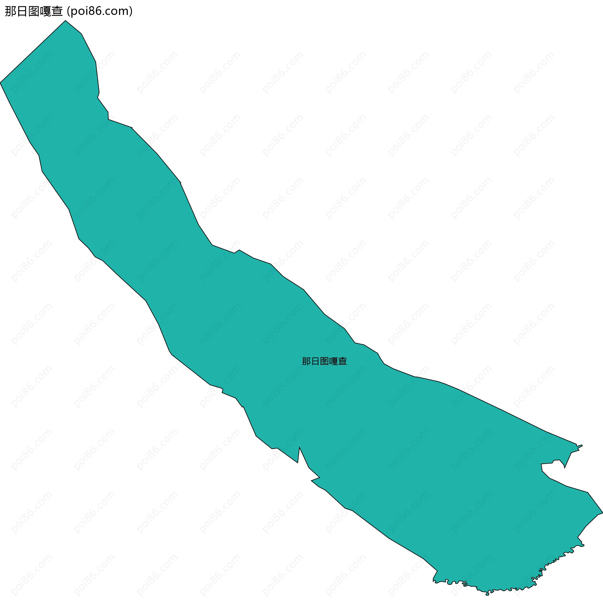 那日图嘎查边界地图