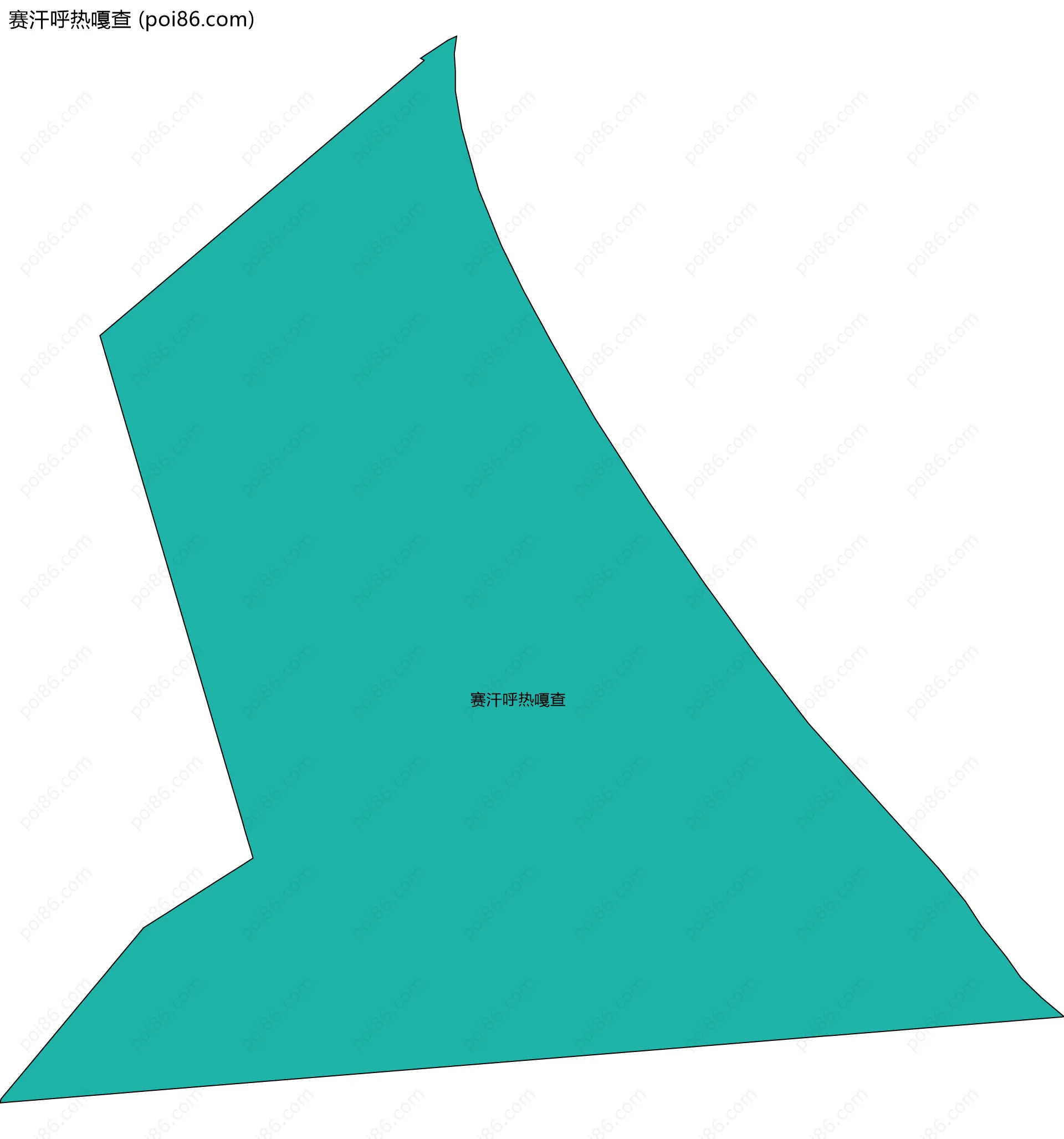 赛汗呼热嘎查边界地图