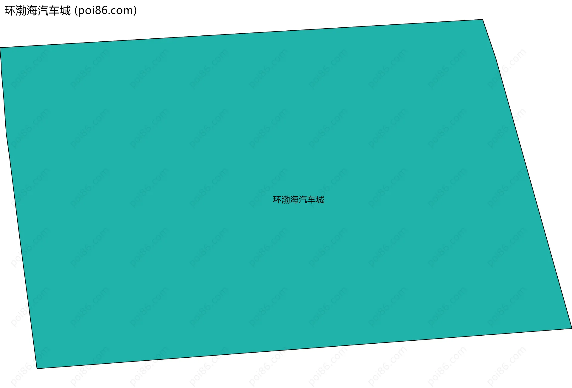 环渤海汽车城边界地图