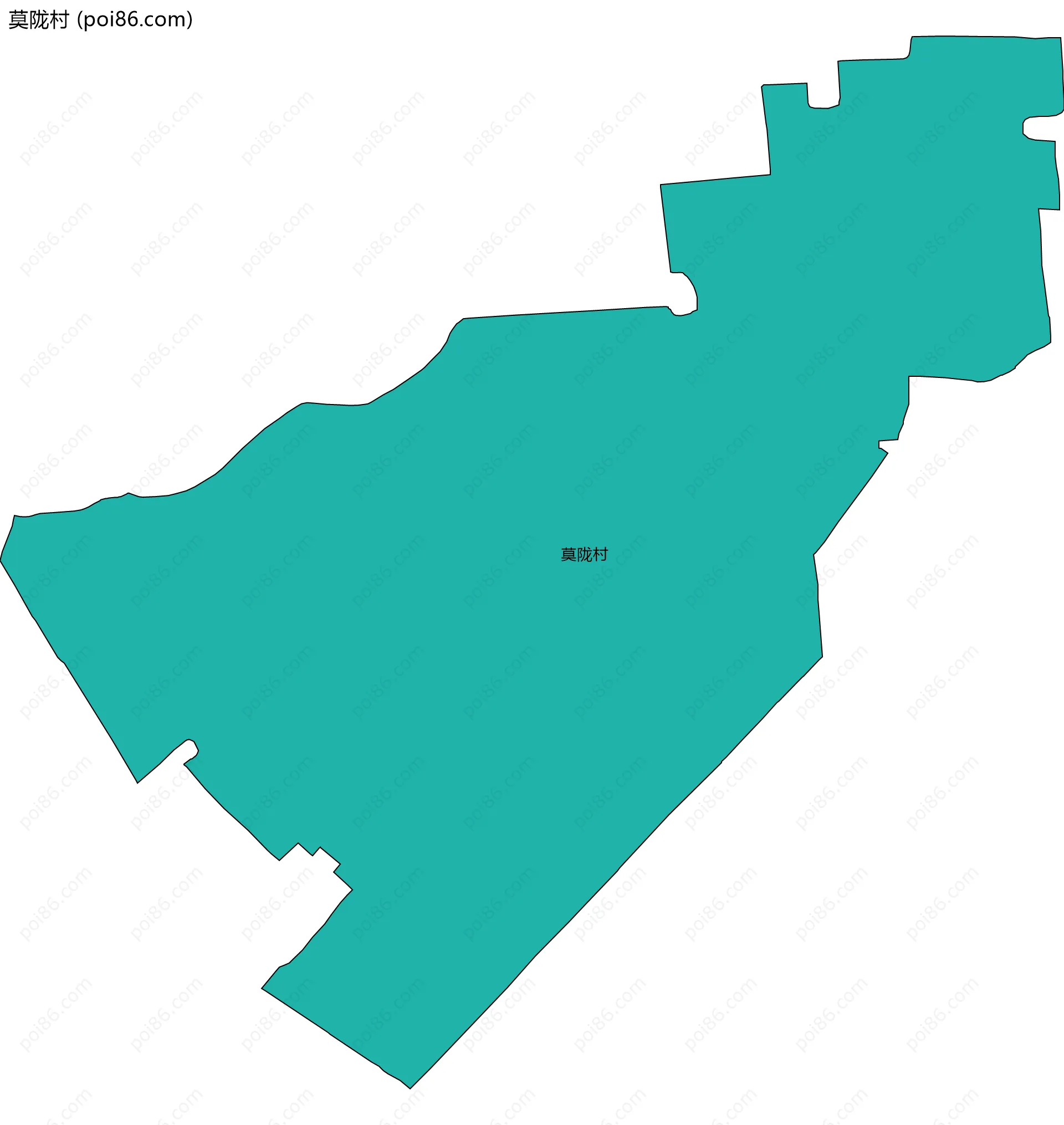 莫陇村边界地图