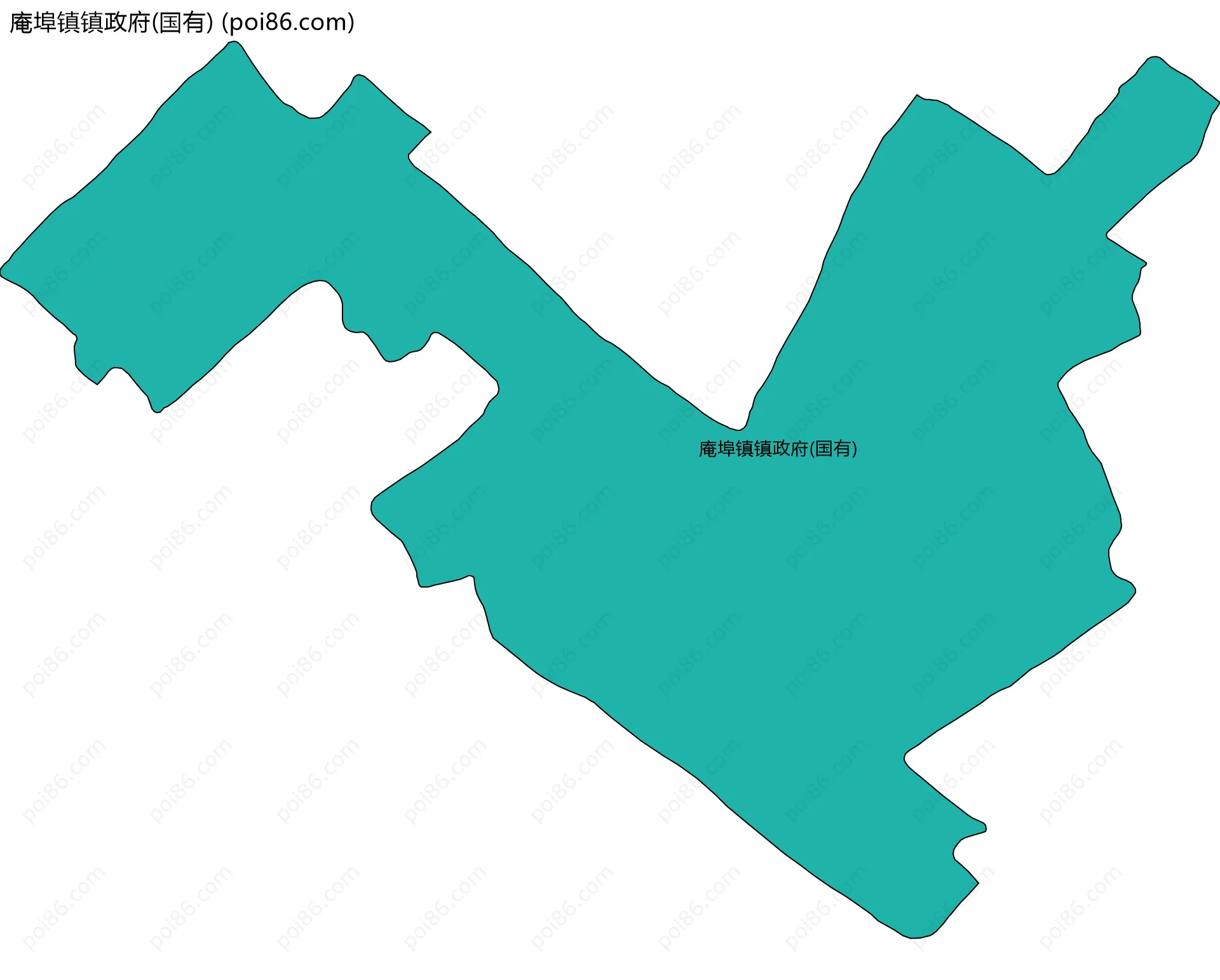 庵埠镇镇政府(国有)边界地图