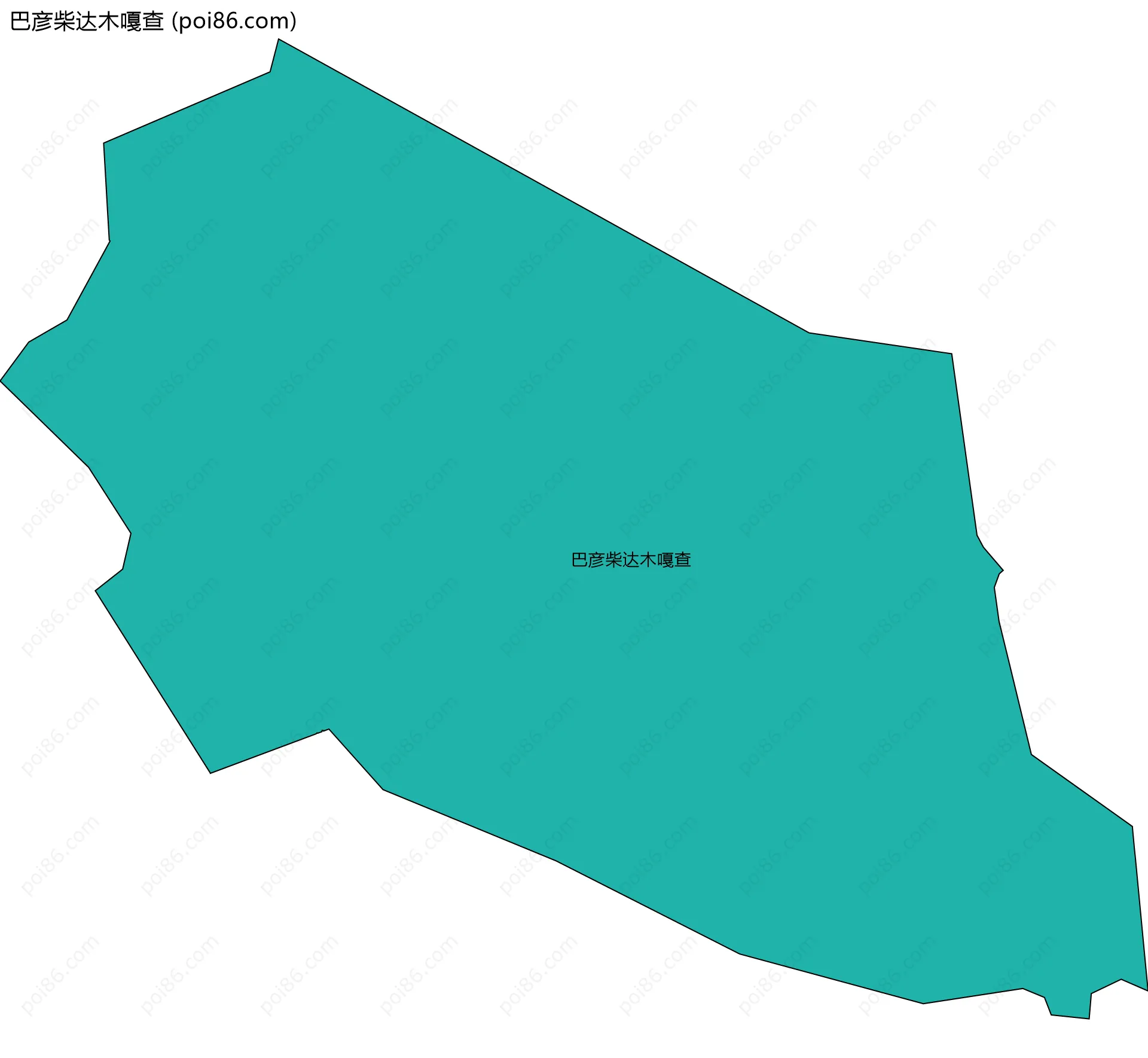 巴彦柴达木嘎查边界地图