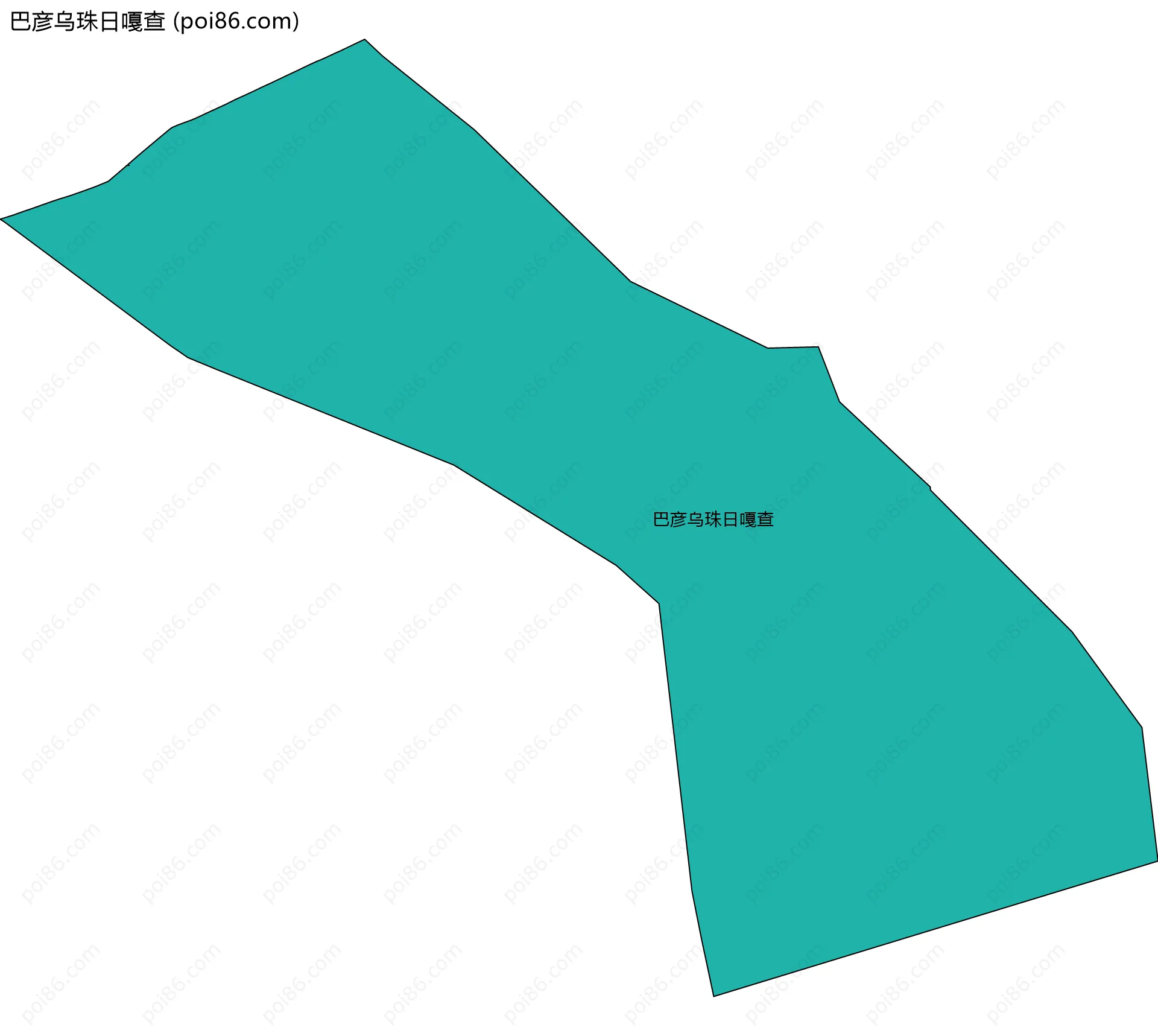 巴彦乌珠日嘎查边界地图