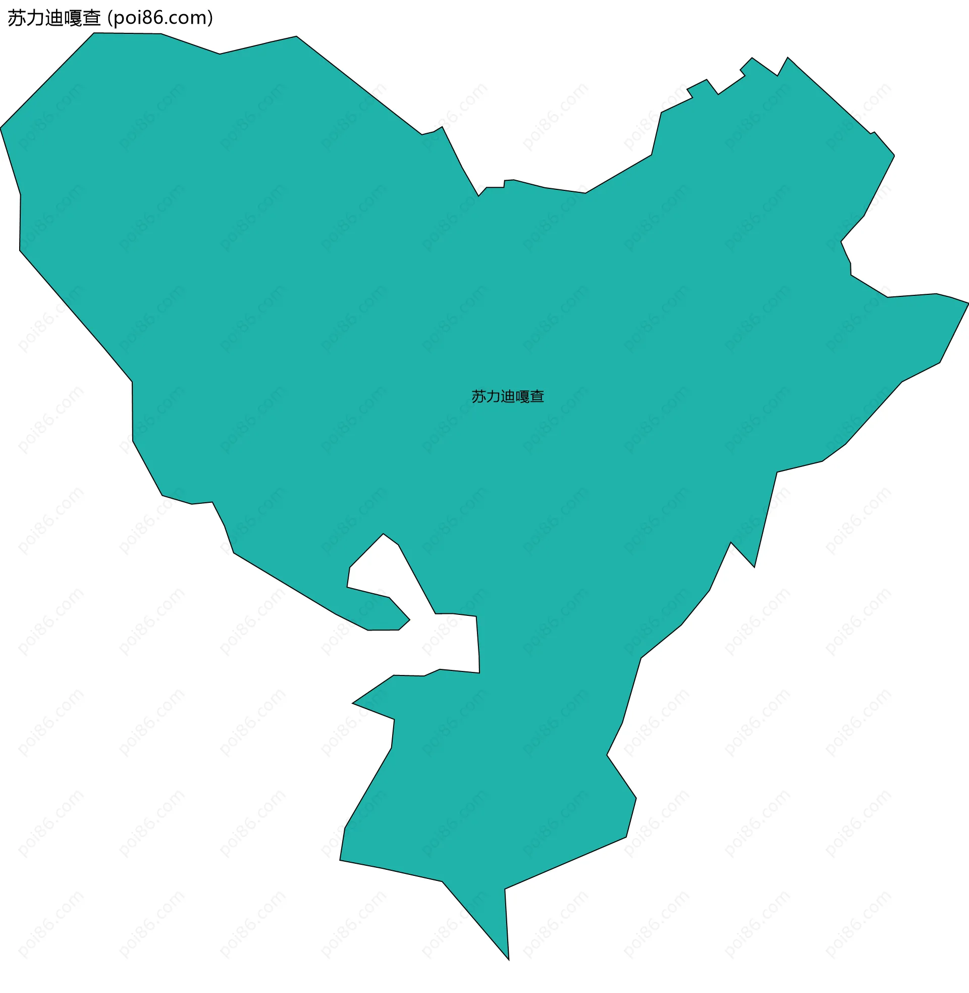 苏力迪嘎查边界地图