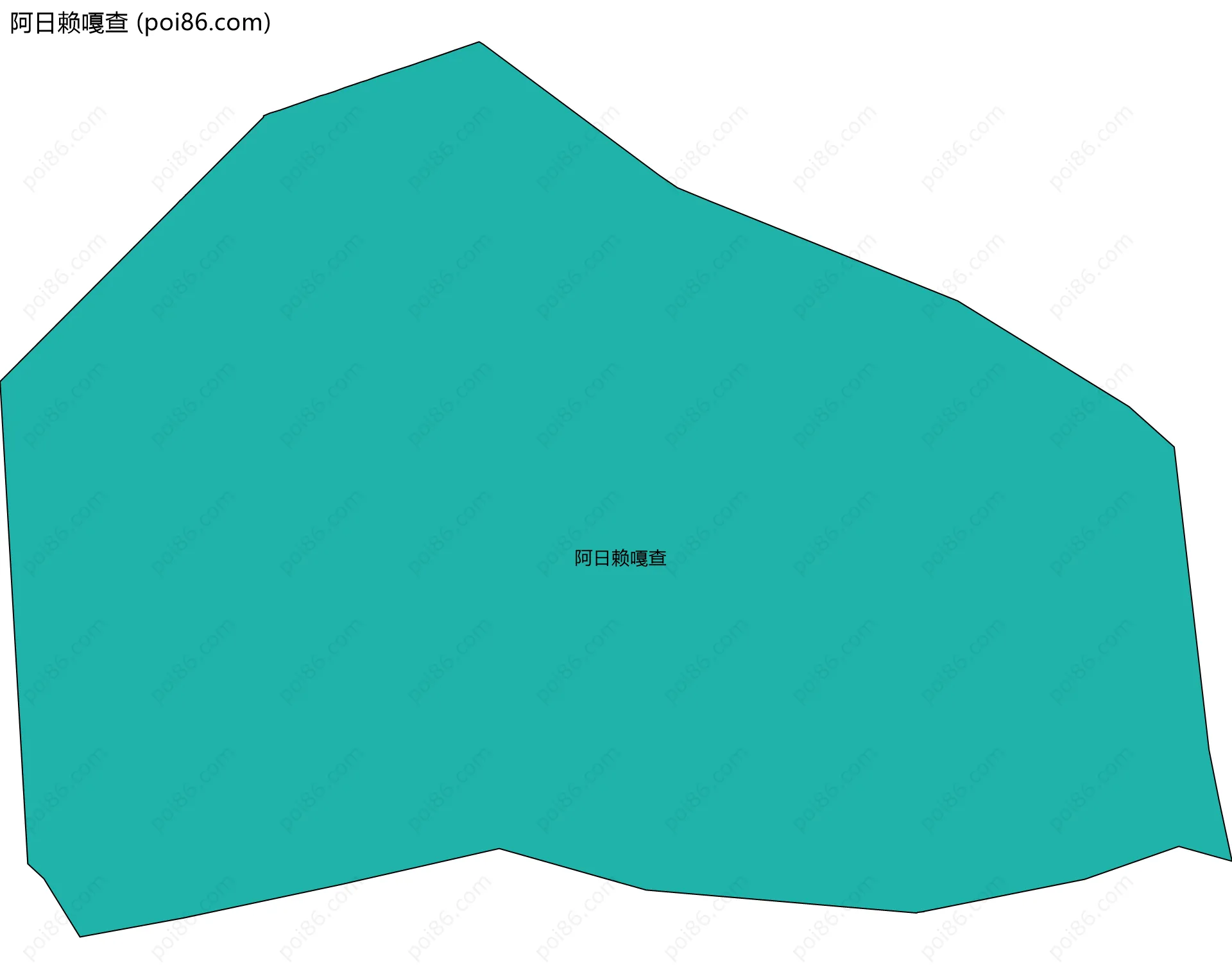 阿日赖嘎查边界地图