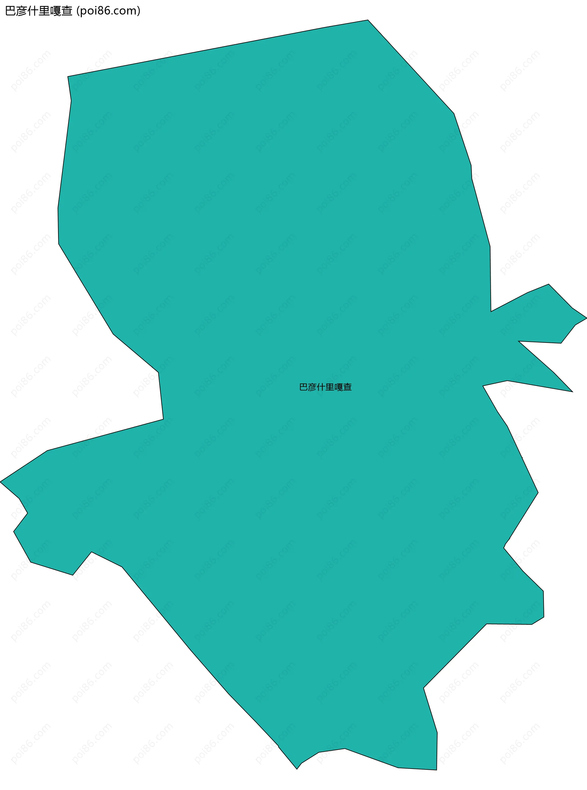 巴彦什里嘎查边界地图