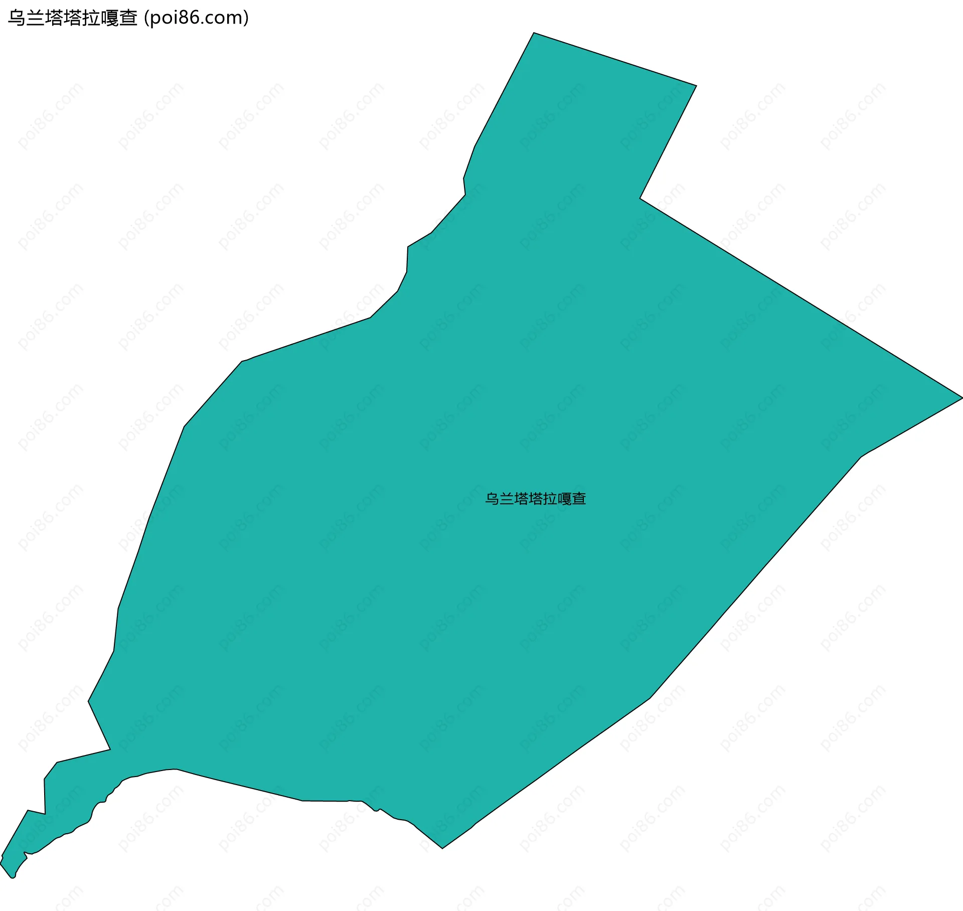 乌兰塔塔拉嘎查边界地图