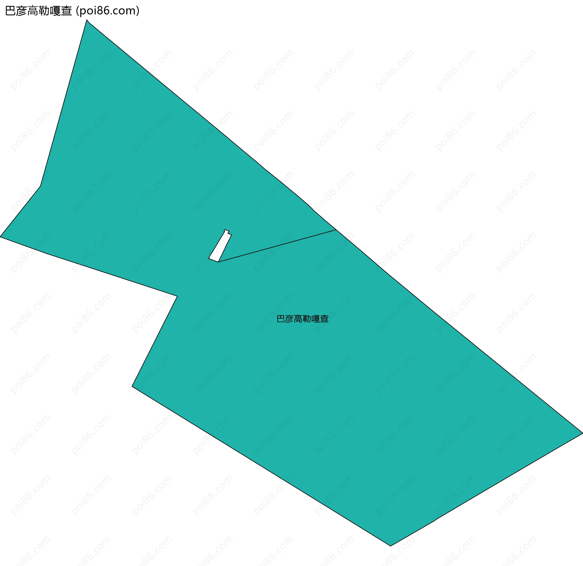 巴彦高勒嘎查边界地图