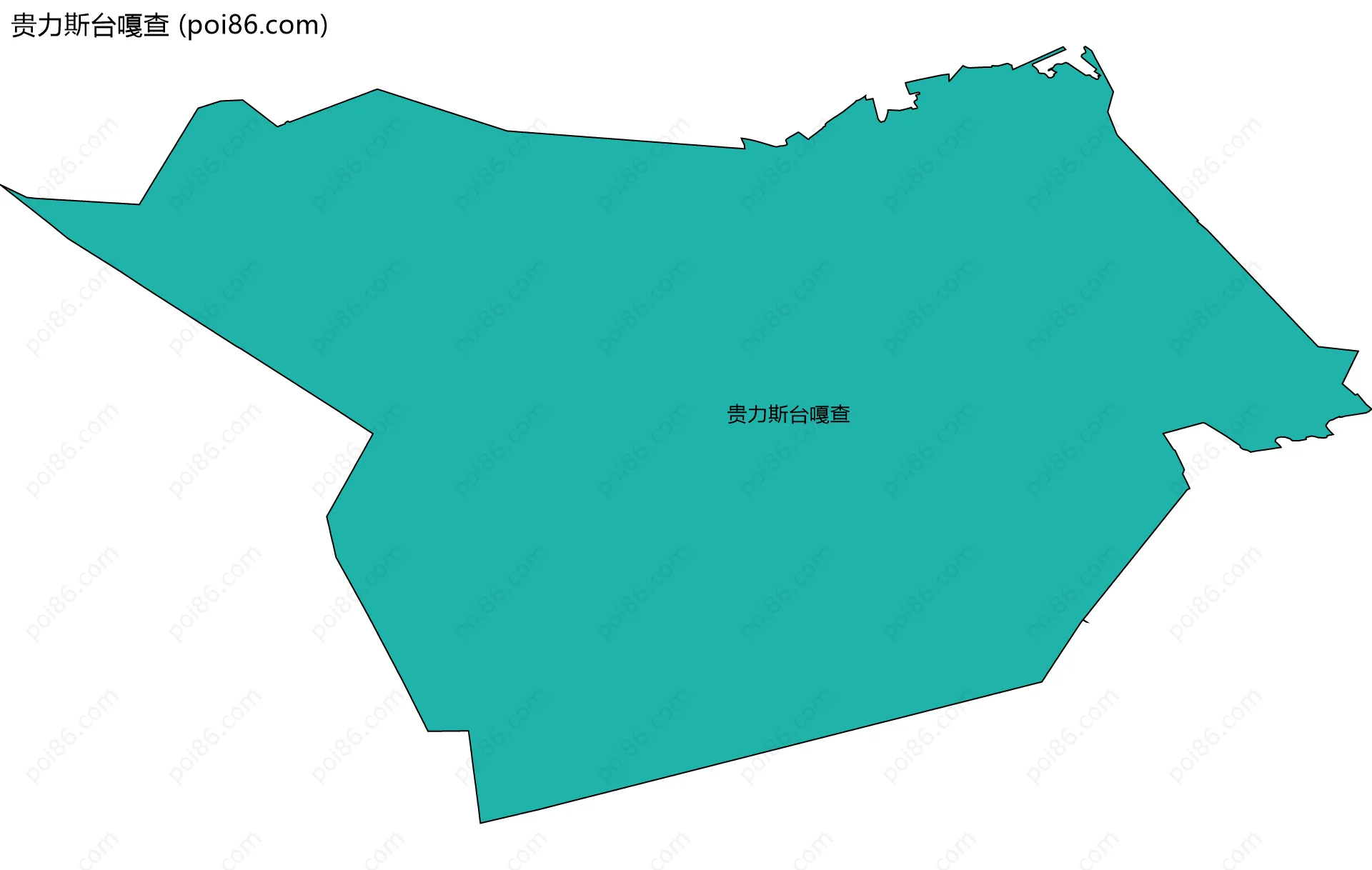 贵力斯台嘎查边界地图
