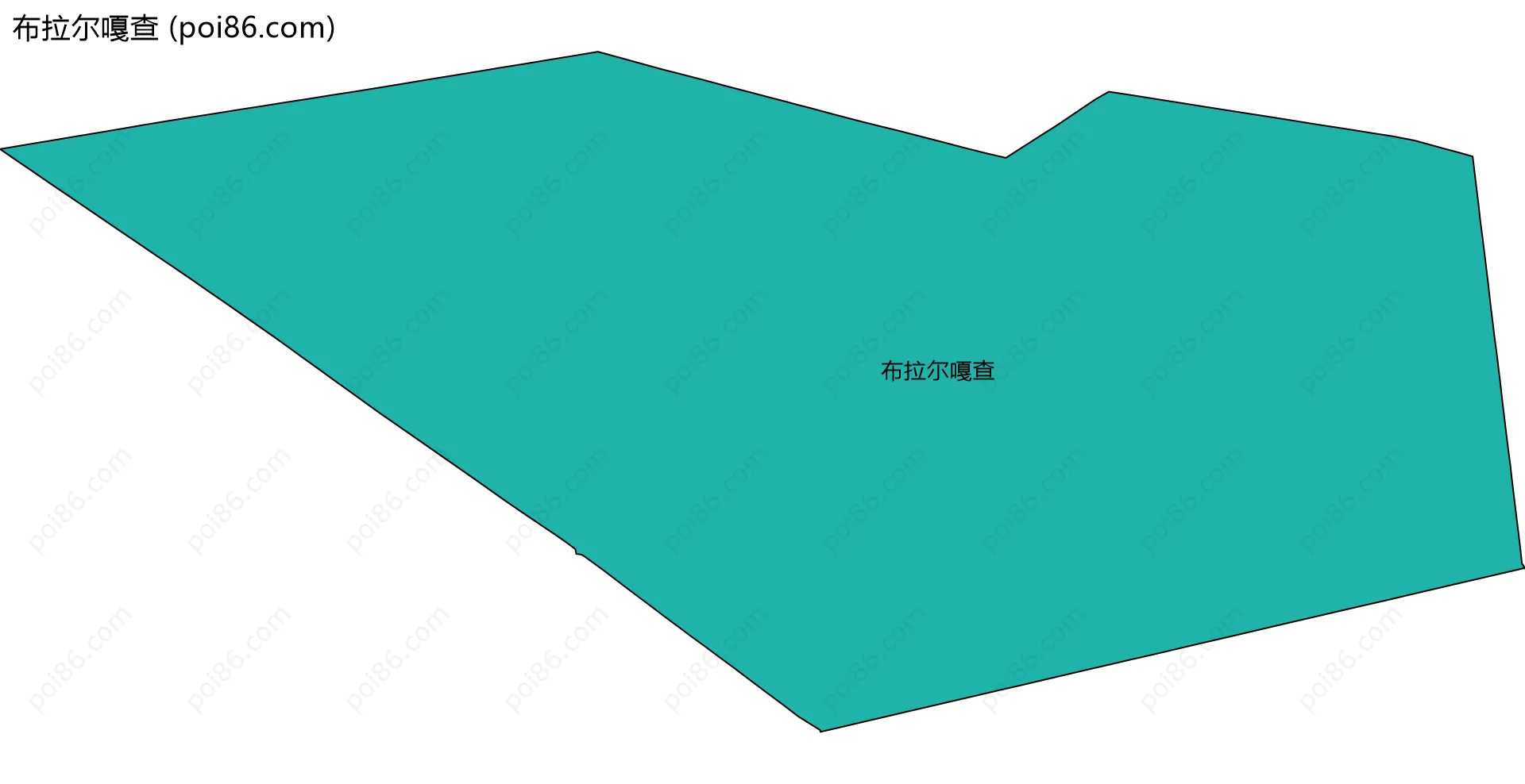 布拉尔嘎查边界地图