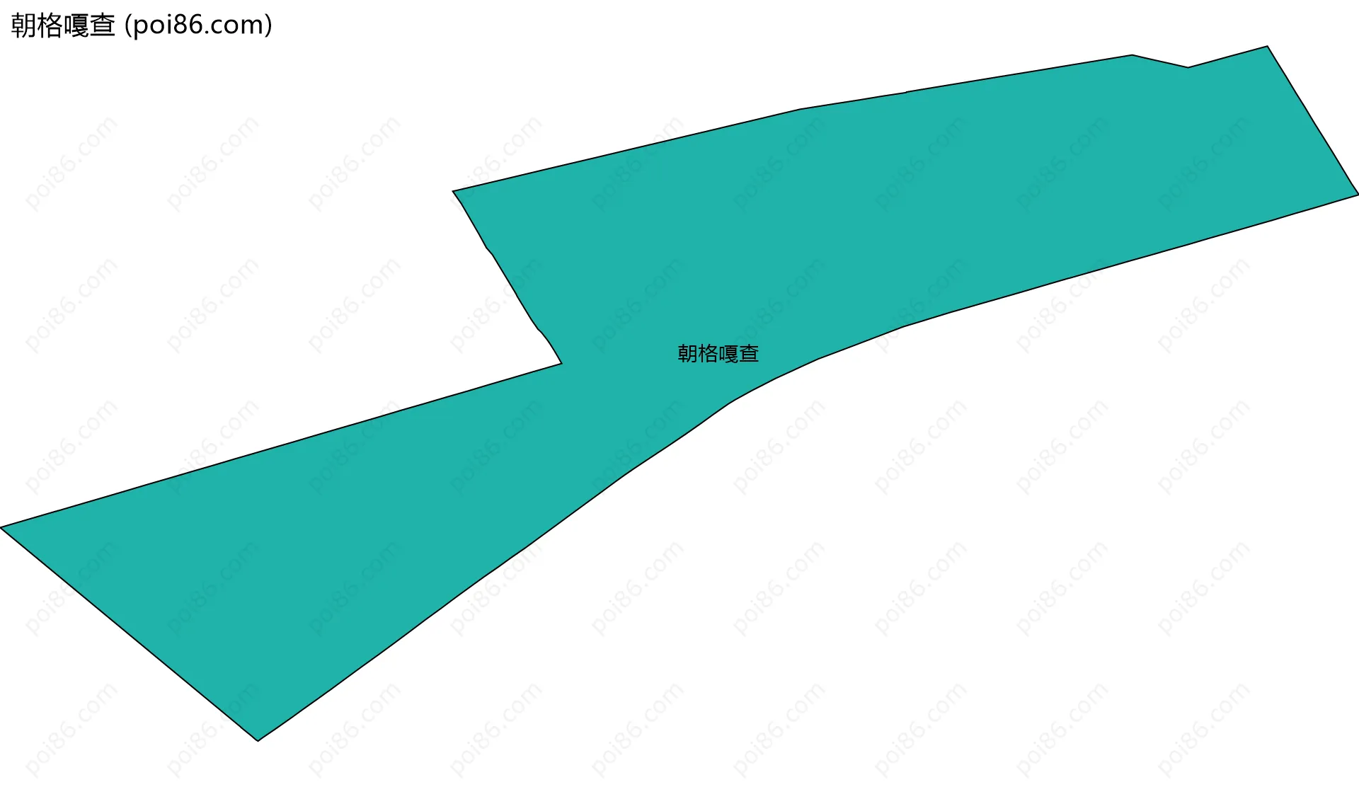 朝格嘎查边界地图