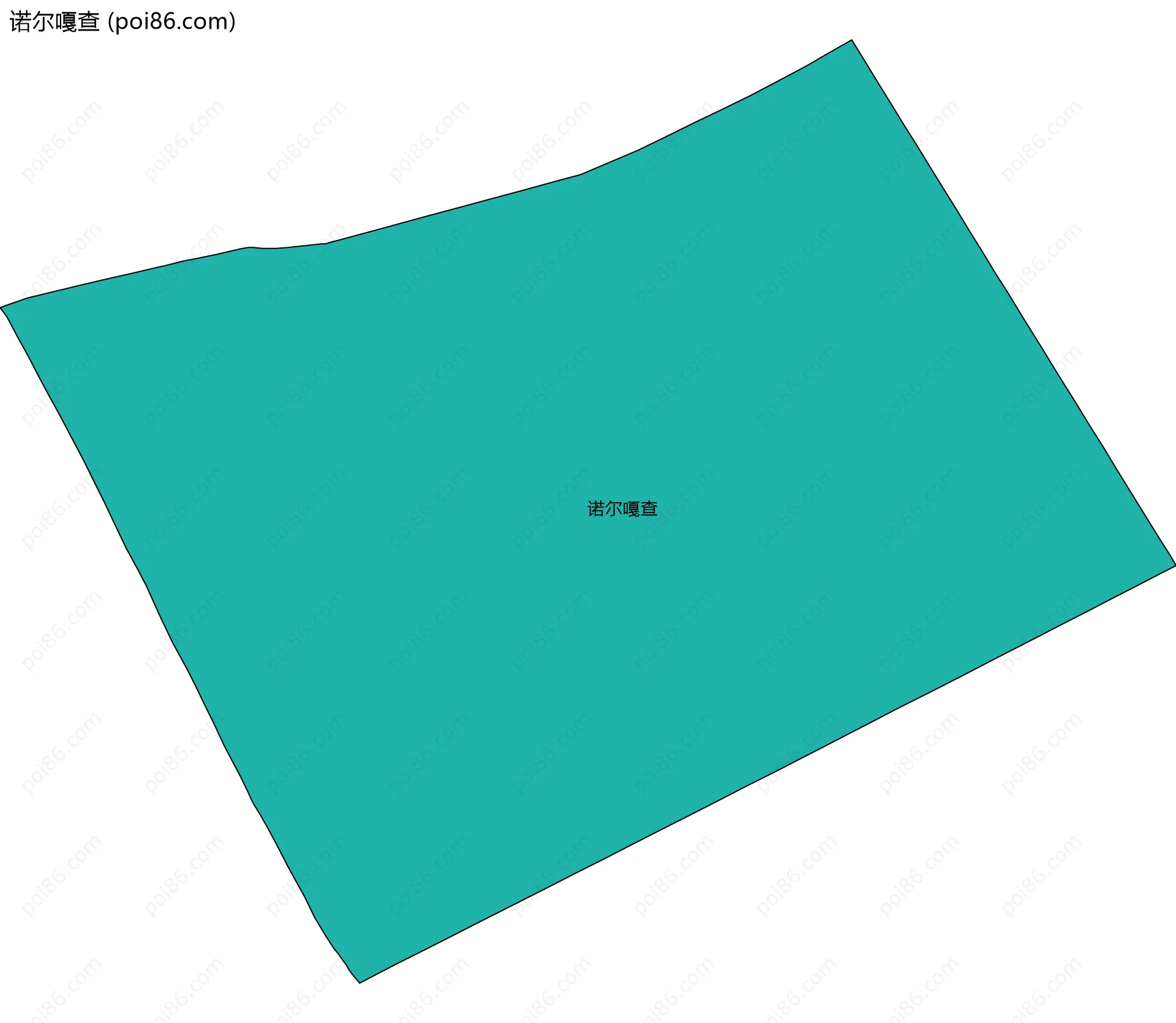 诺尔嘎查边界地图