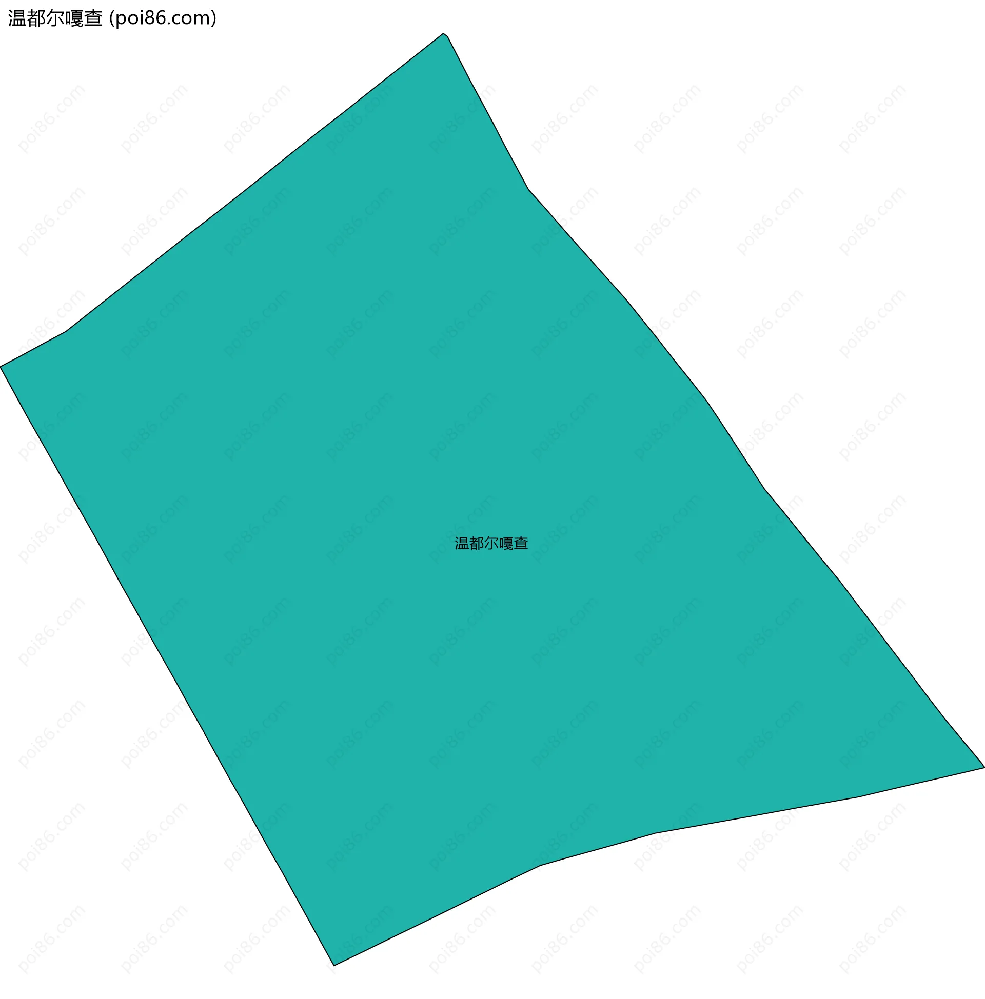 温都尔嘎查边界地图