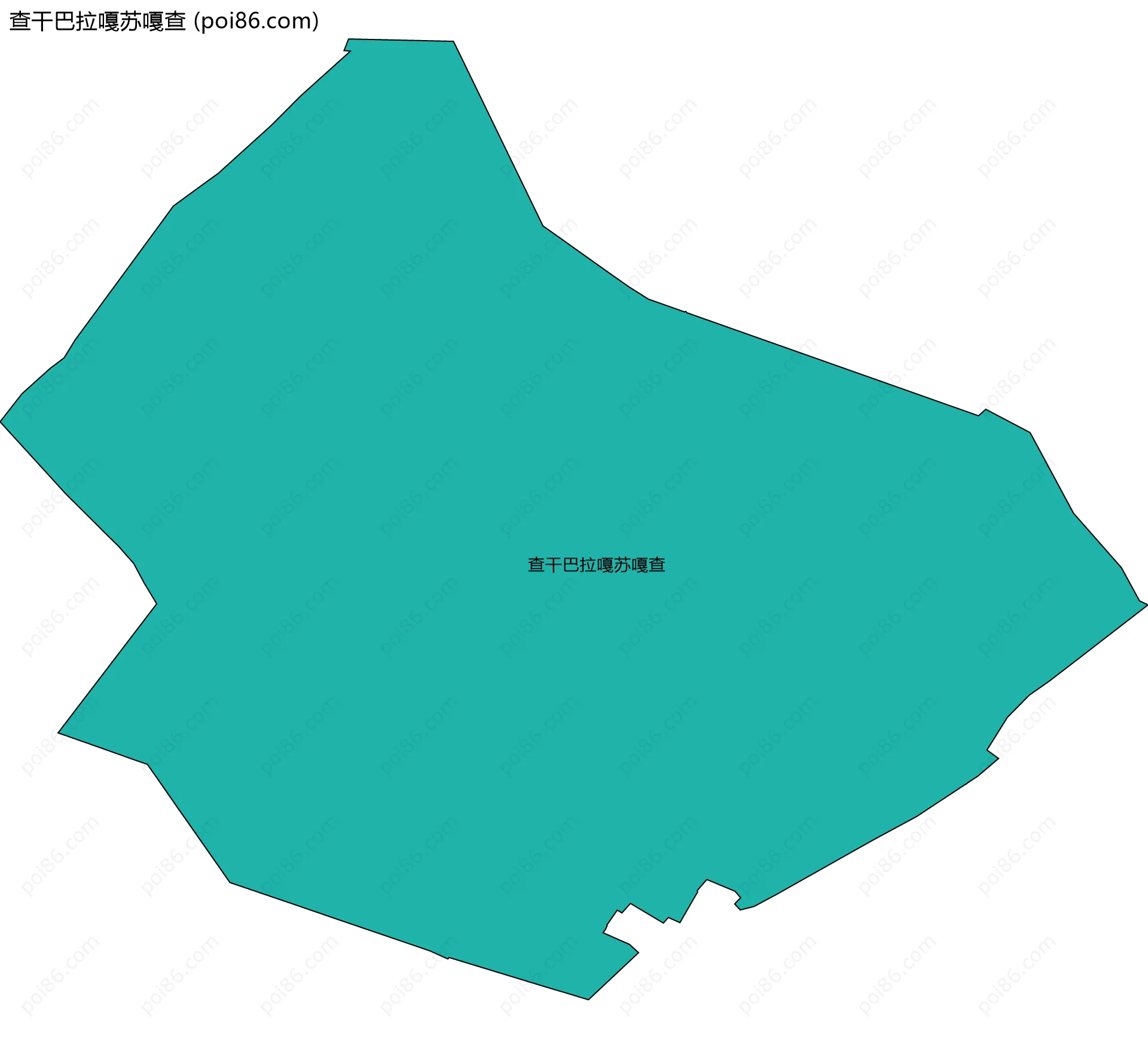查干巴拉嘎苏嘎查边界地图