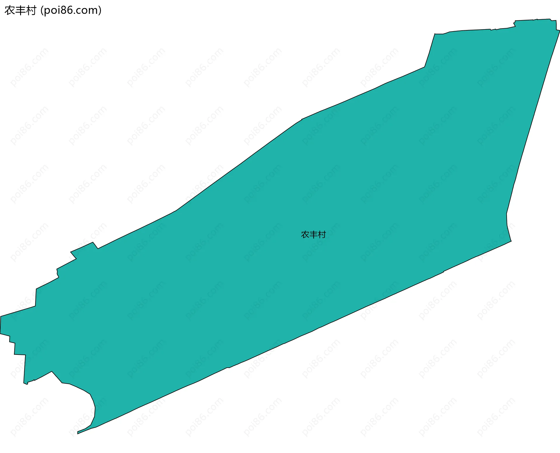 农丰村边界地图