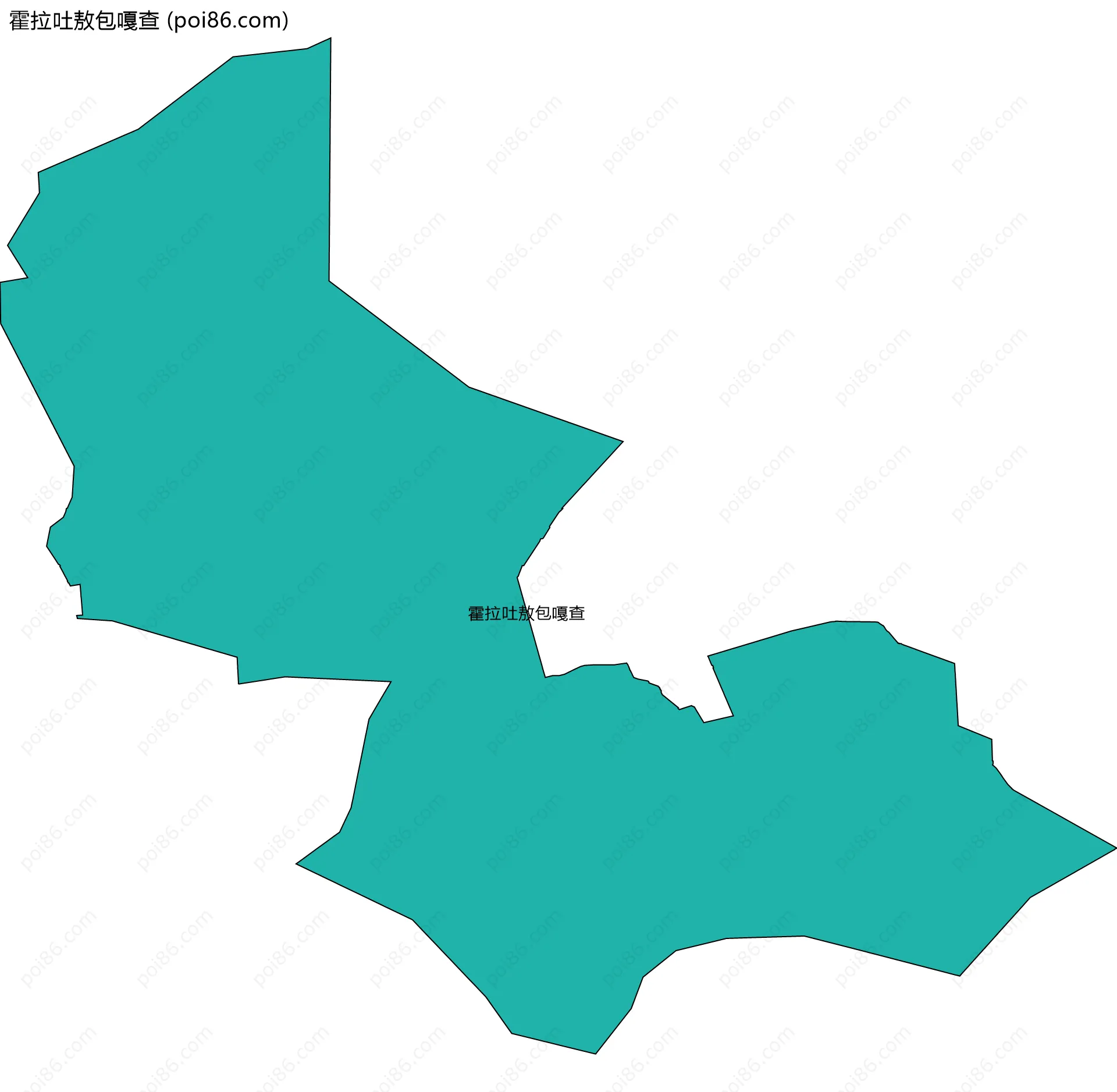 霍拉吐敖包嘎查边界地图