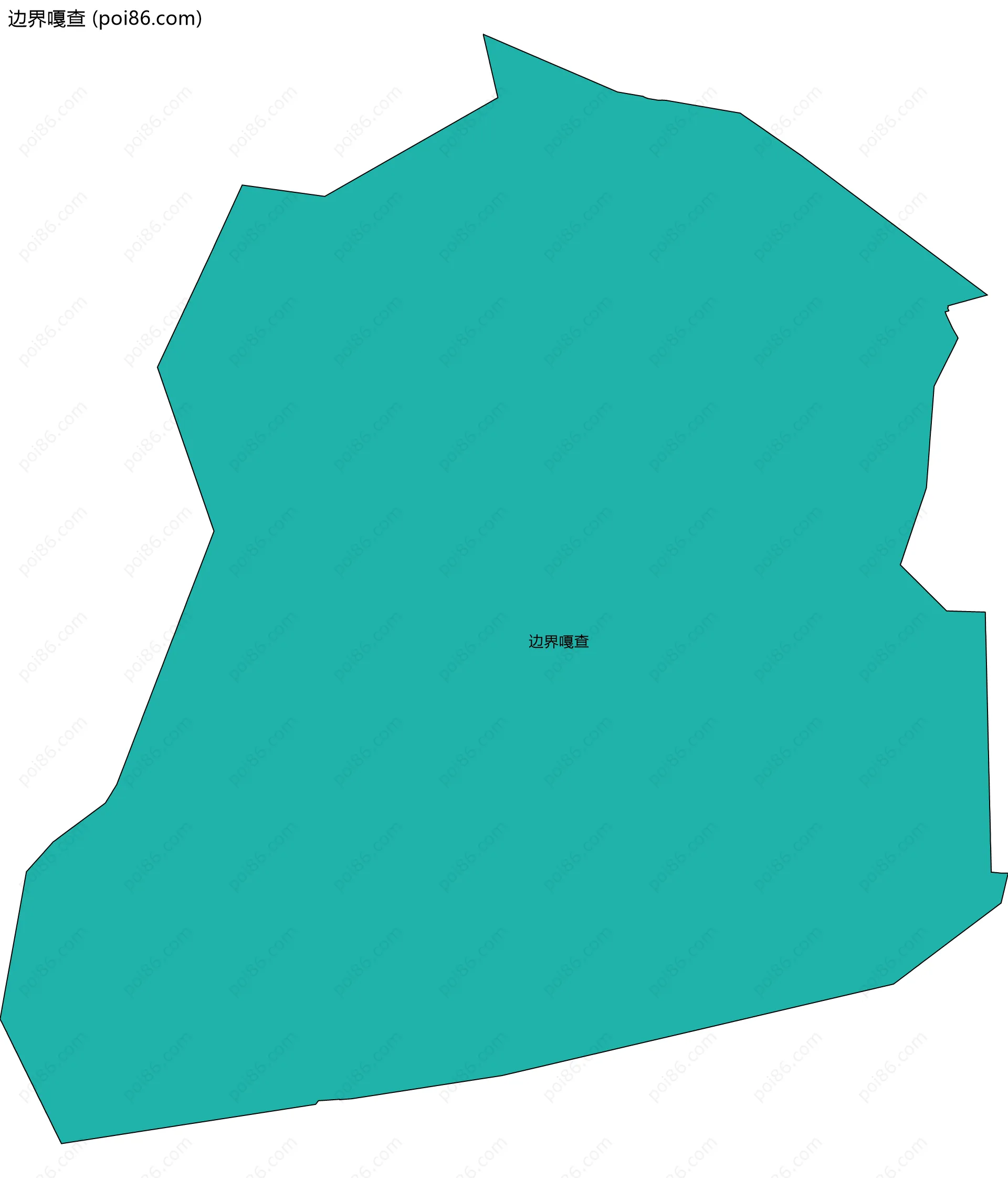 边界嘎查边界地图