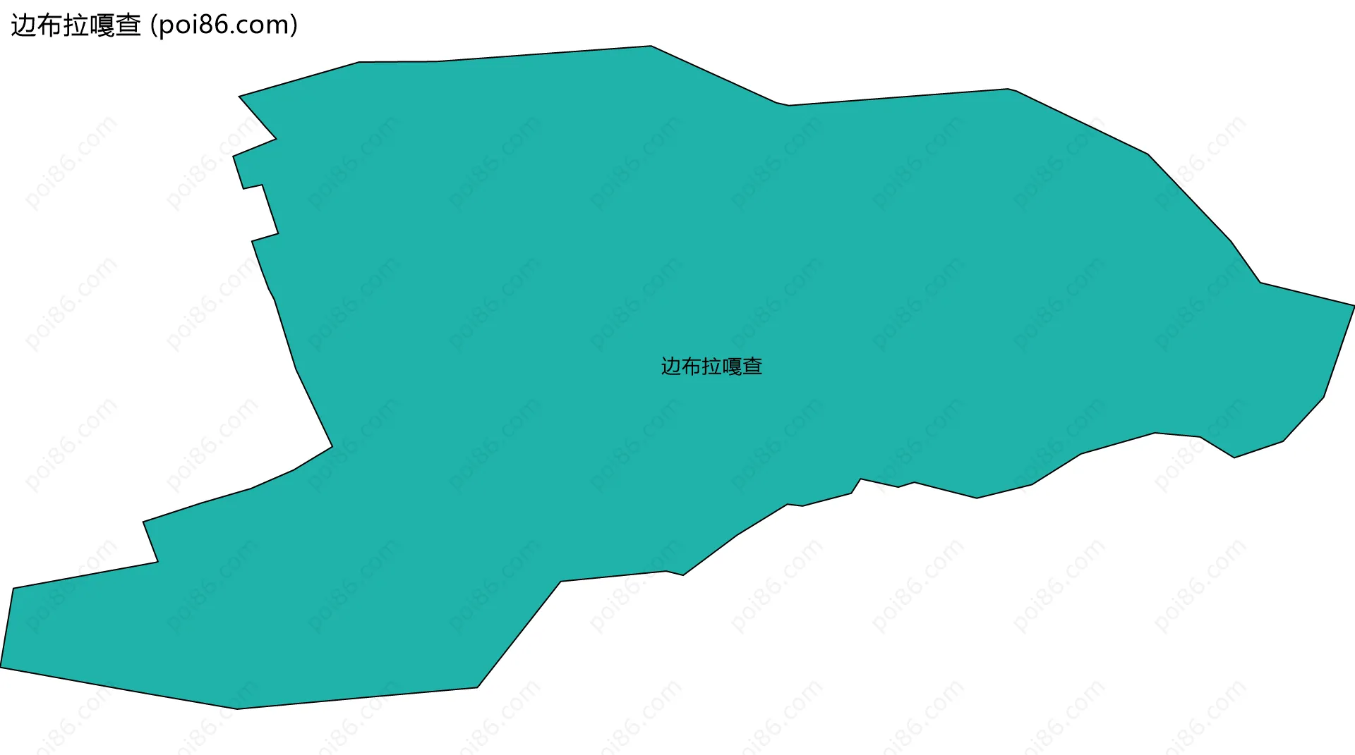 边布拉嘎查边界地图