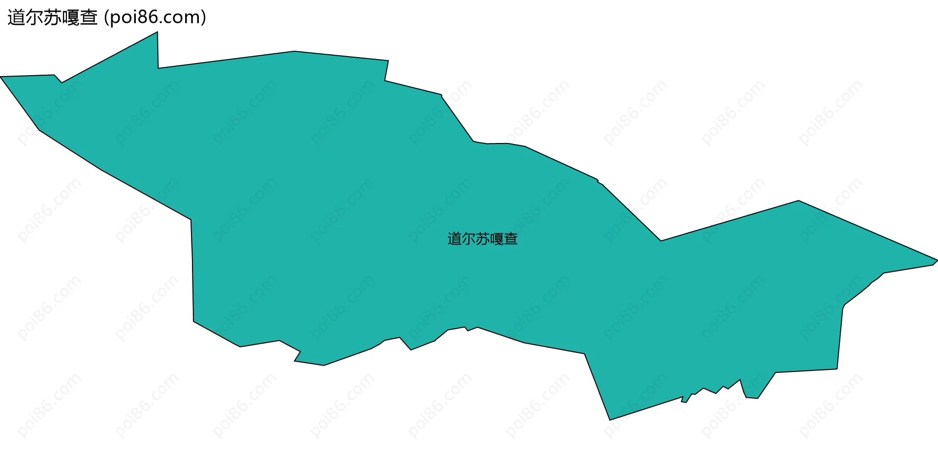 道尔苏嘎查边界地图