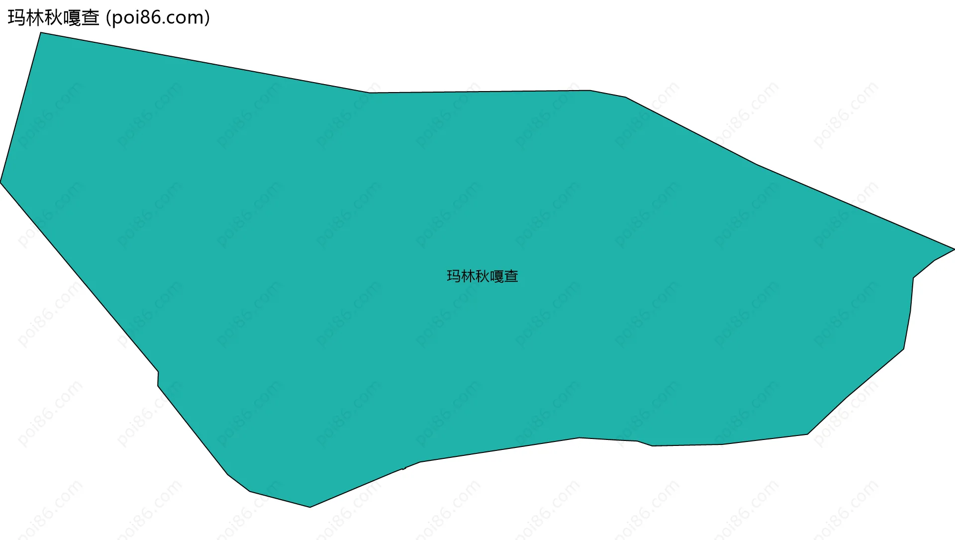 玛林秋嘎查边界地图