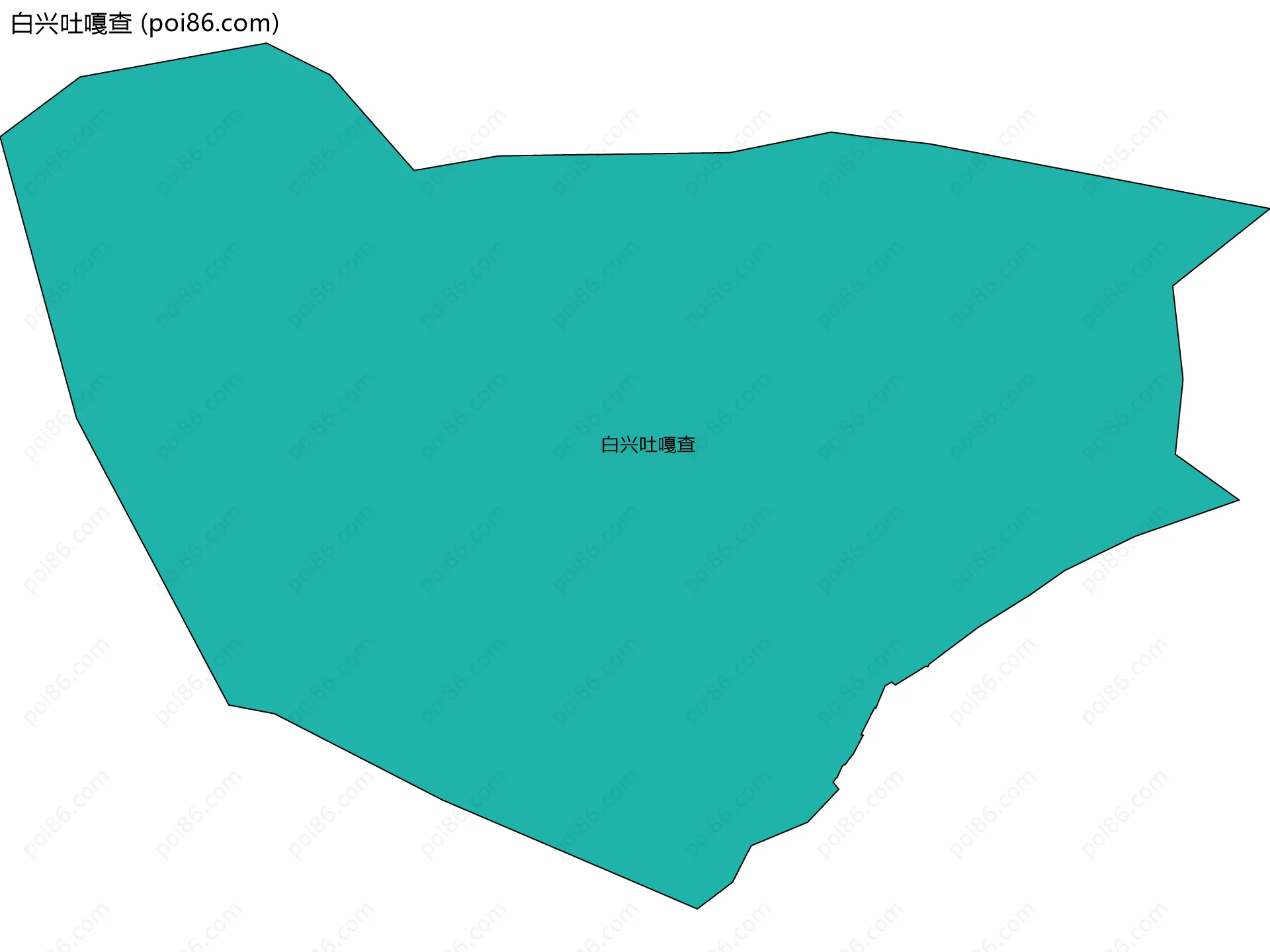 白兴吐嘎查边界地图