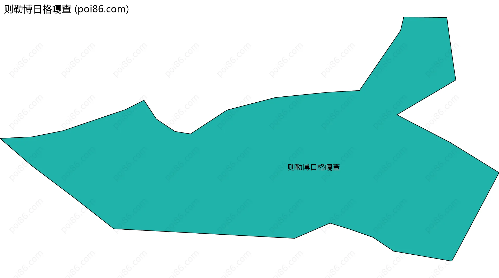 则勒博日格嘎查边界地图