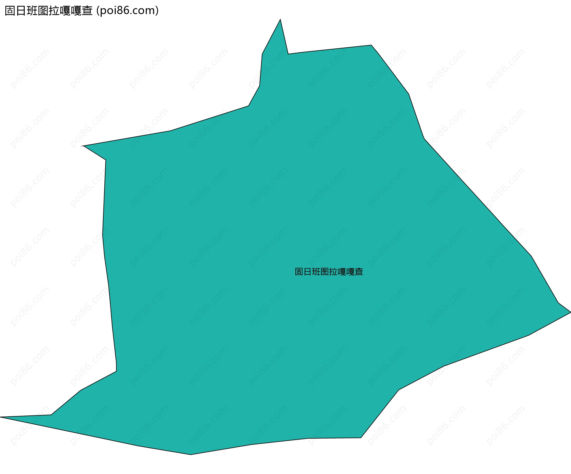 固日班图拉嘎嘎查边界地图