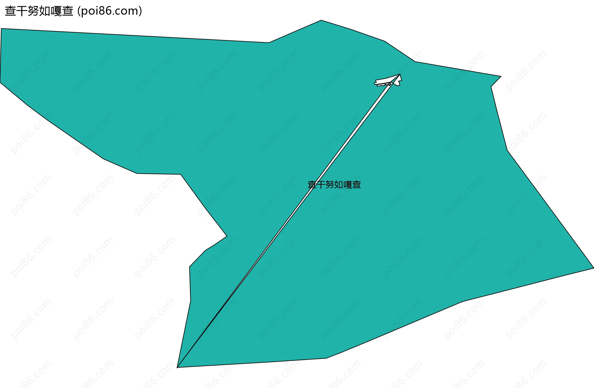 查干努如嘎查边界地图