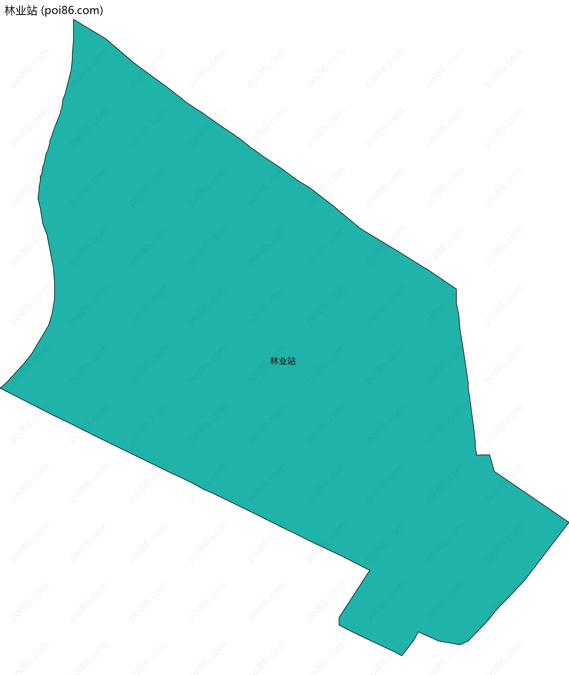 林业站边界地图