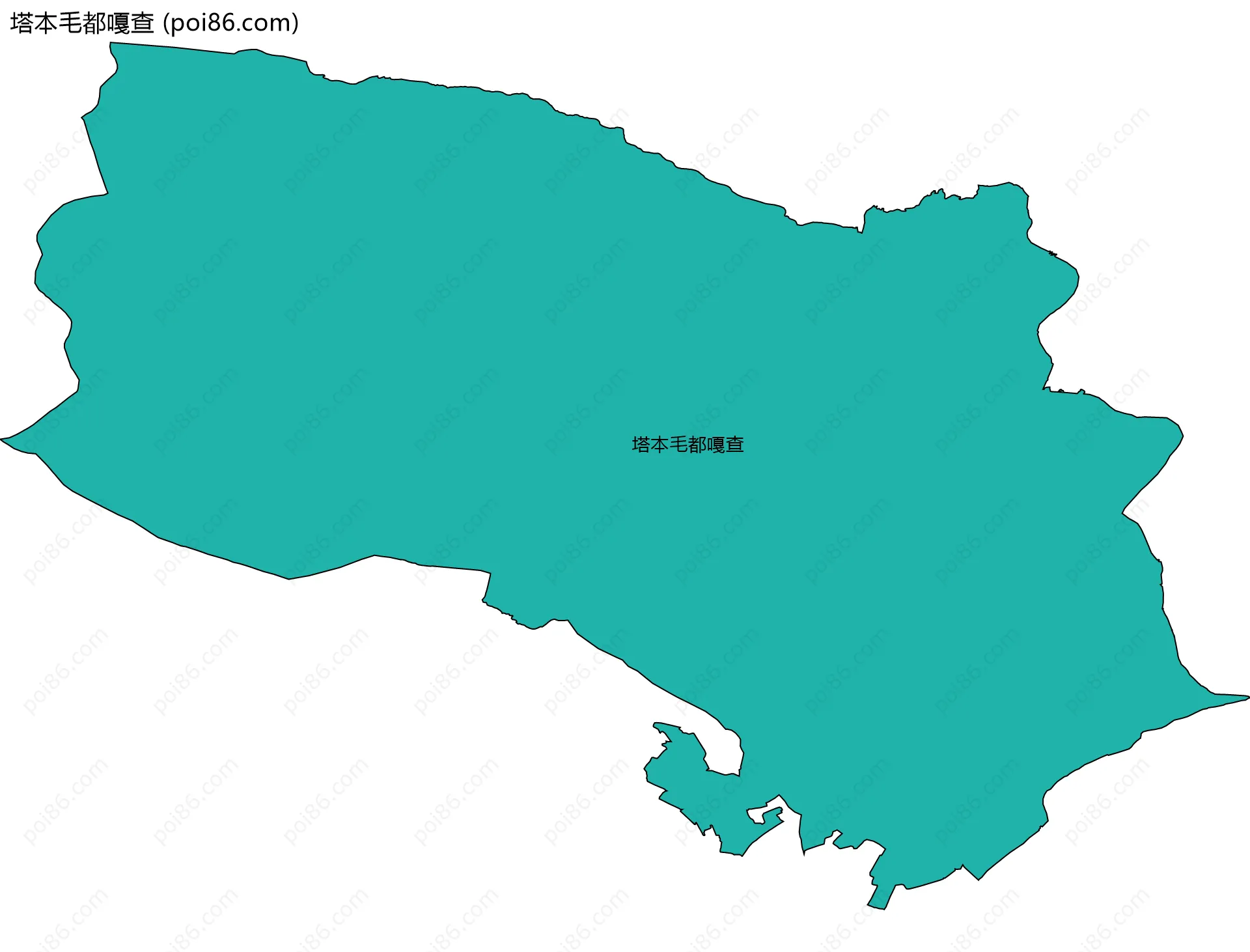 塔本毛都嘎查边界地图