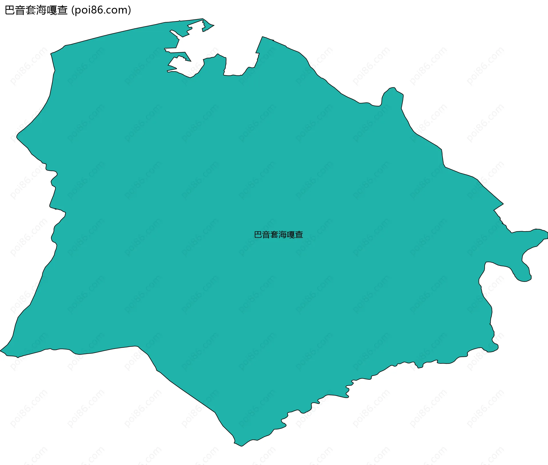 巴音套海嘎查边界地图