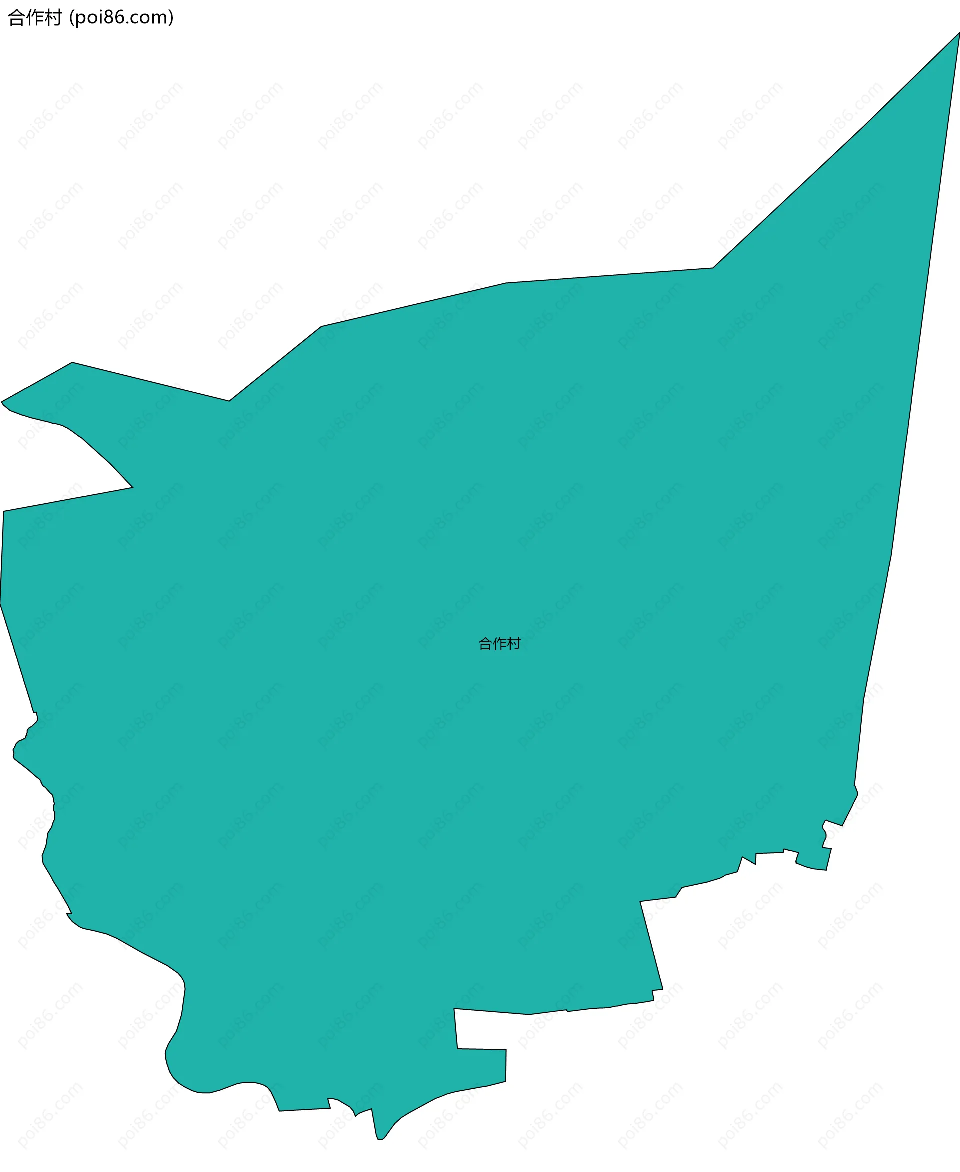 合作村边界地图
