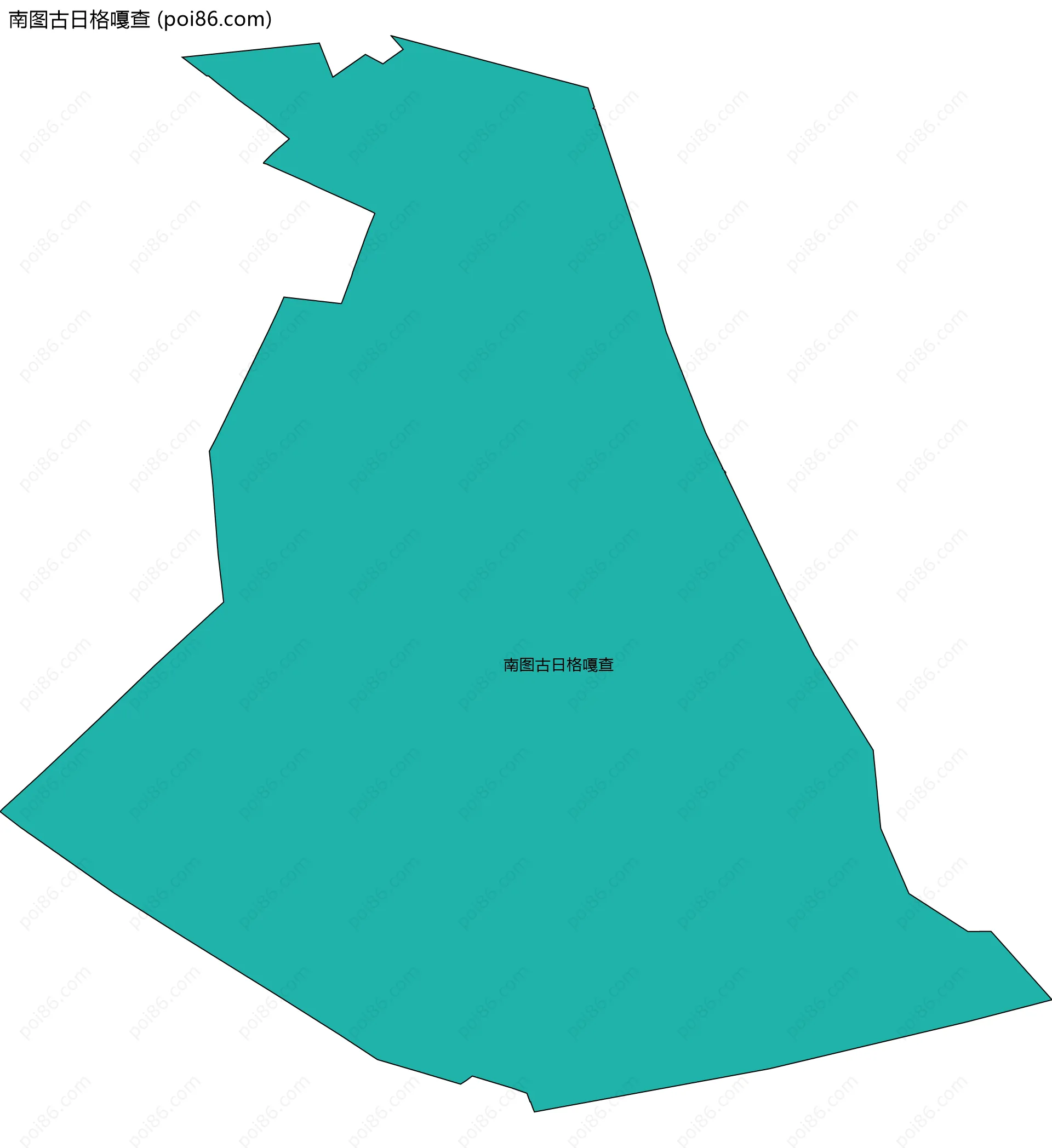 南图古日格嘎查边界地图