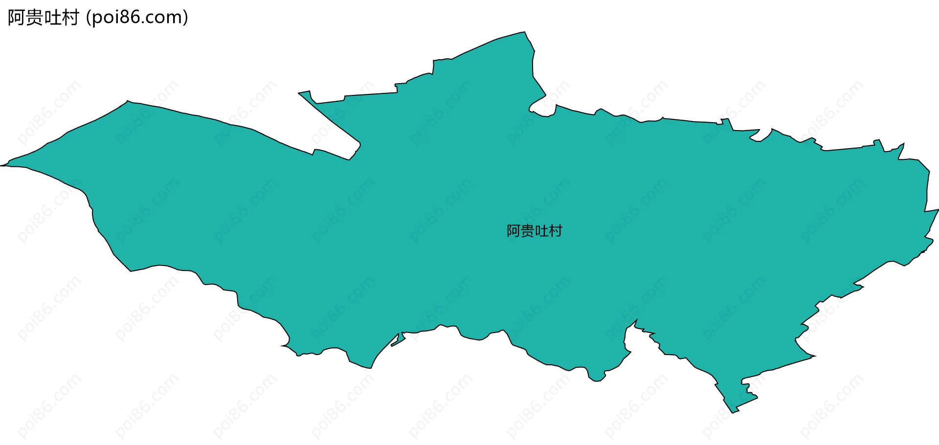 阿贵吐村边界地图