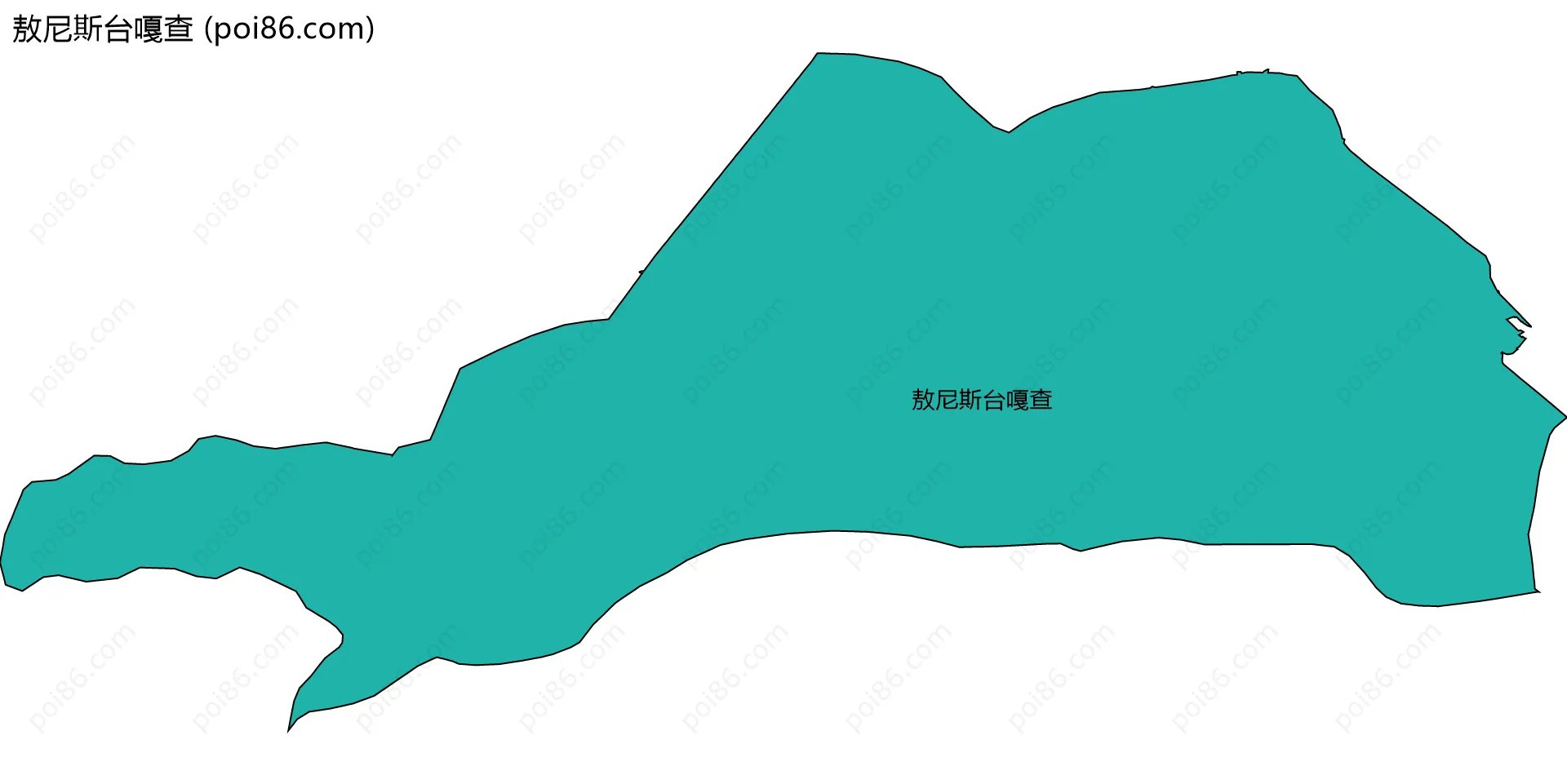 敖尼斯台嘎查边界地图