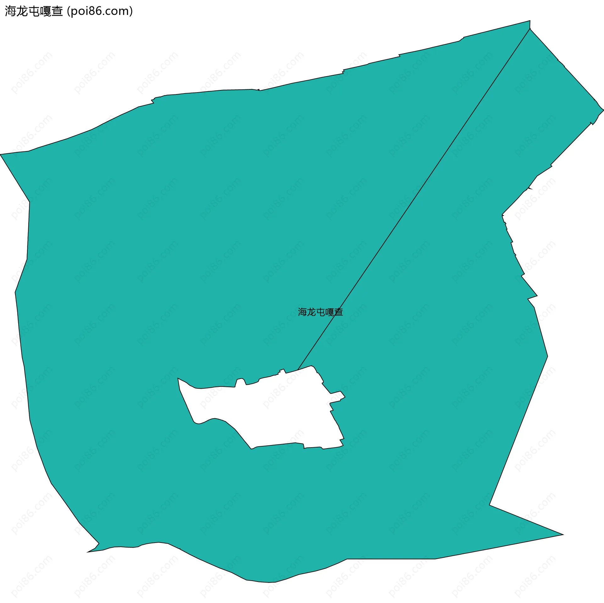 海龙屯嘎查边界地图